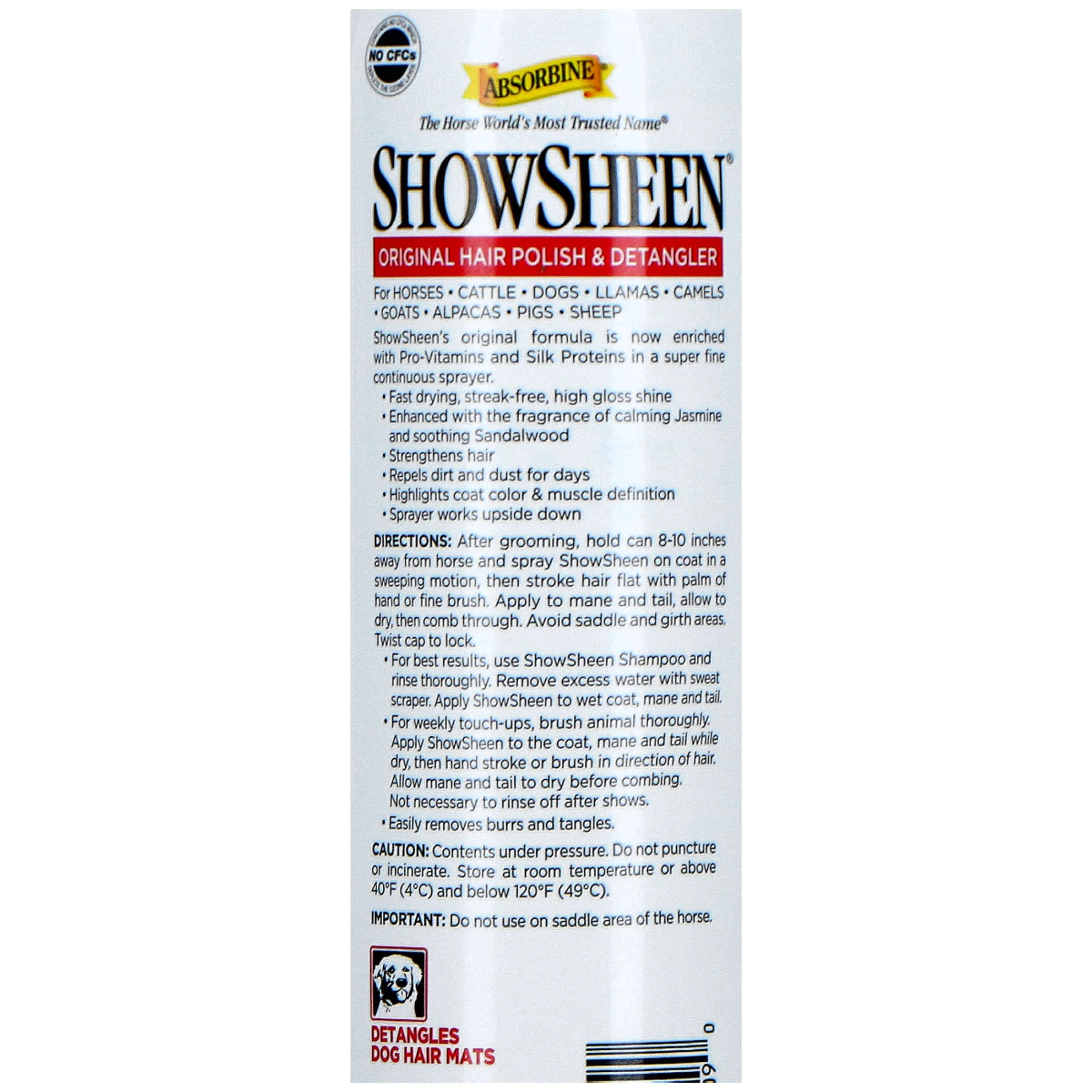 Absorbine Districante Showsheen Finishing Mist - Image 4