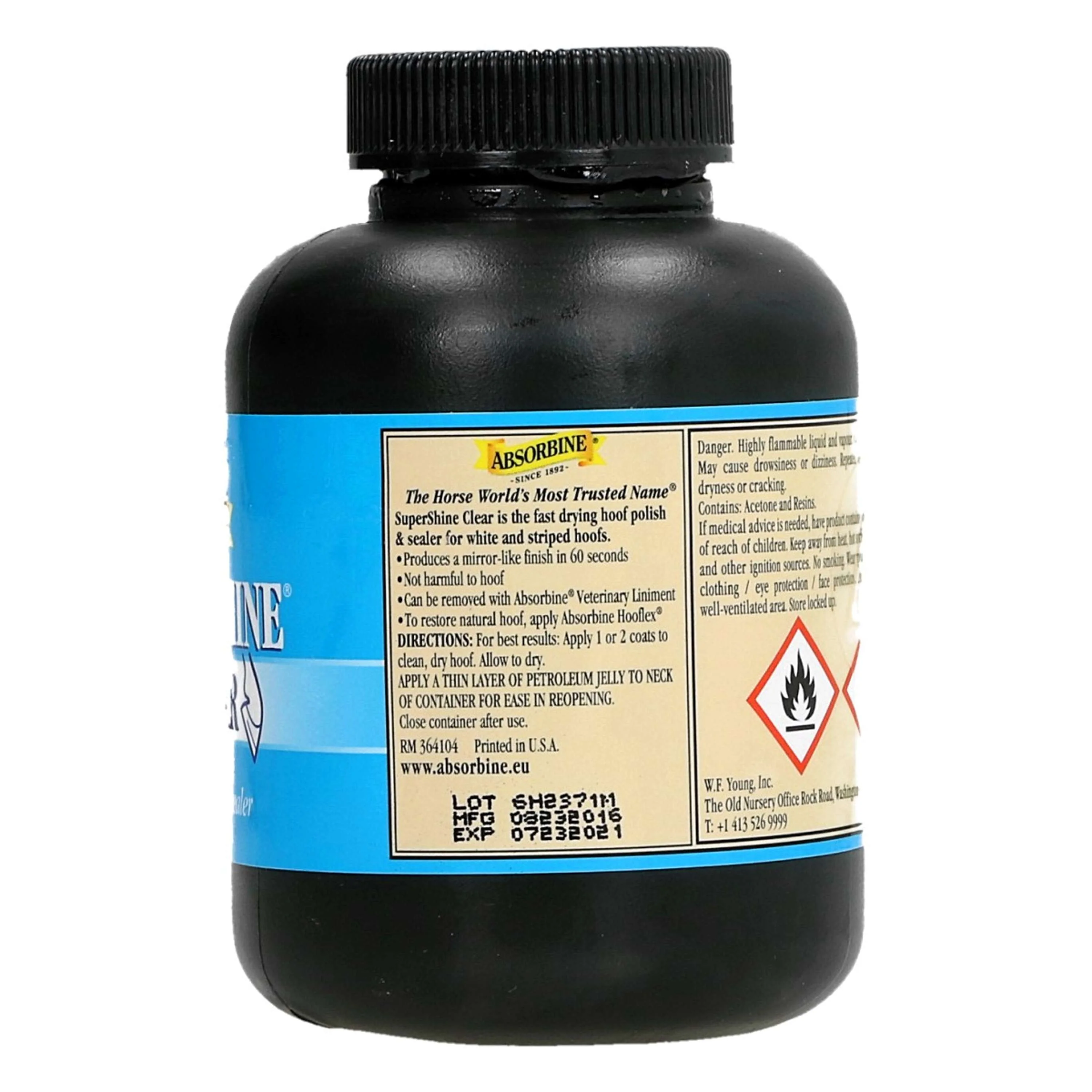 Absorbine Olio per Zoccoli Super Shine Transparant Trasparente - Image 2