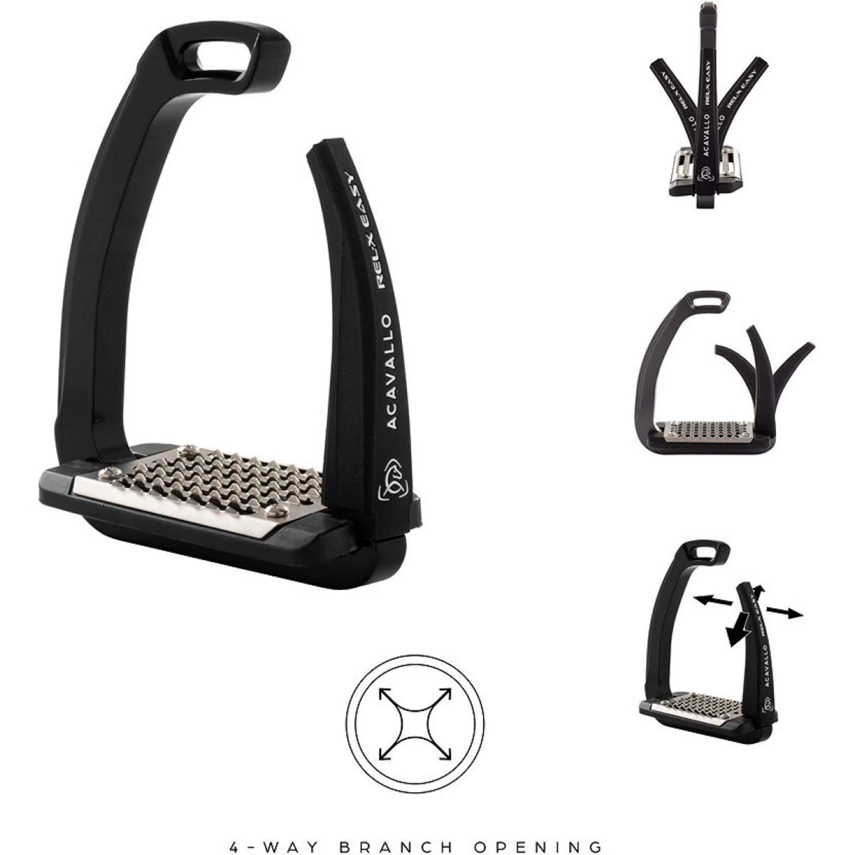 Acavallo Staffe REL-X Easy Nero - Image 5