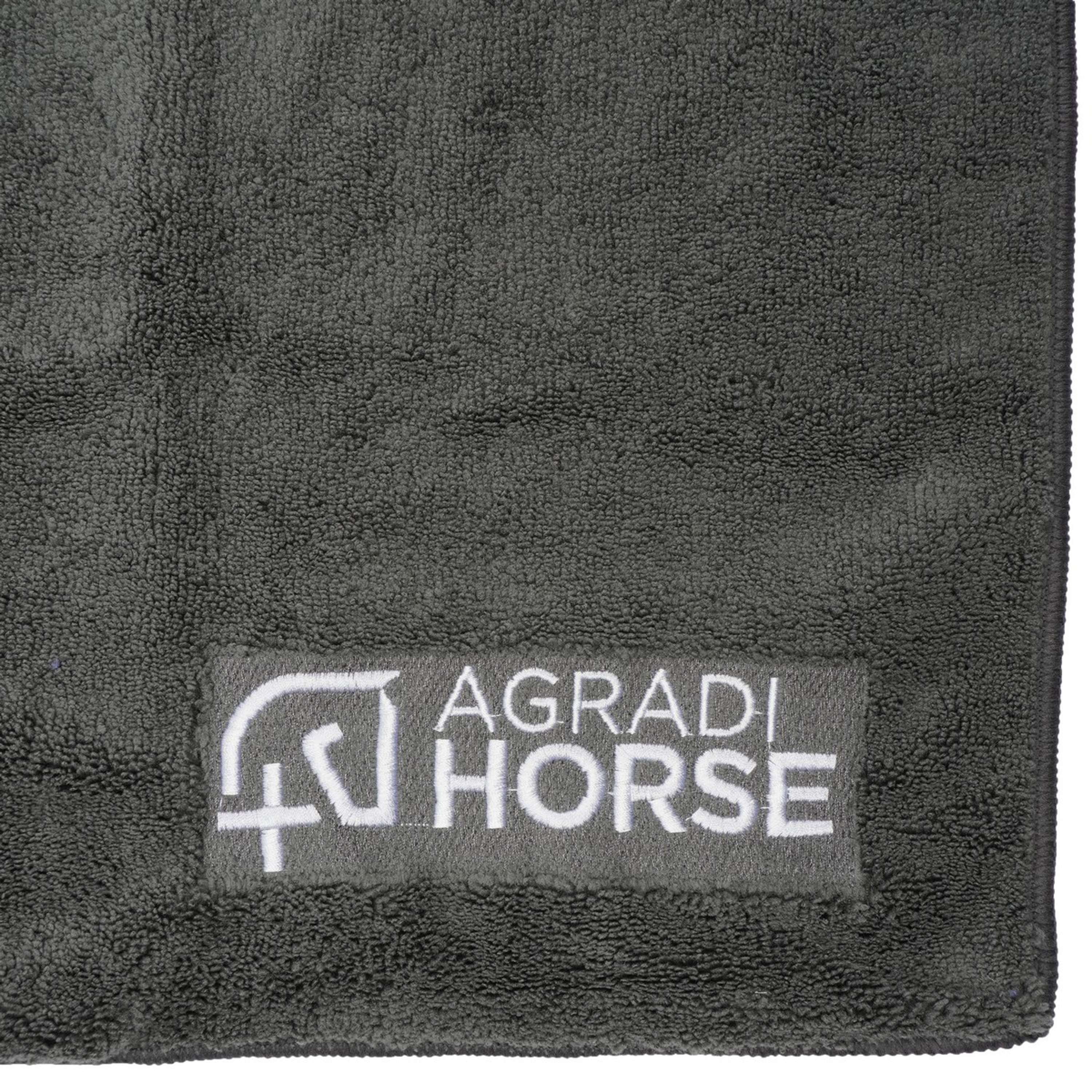 Agradi Horse Asciugamano Microfibre per Paar Grigio - Image 6