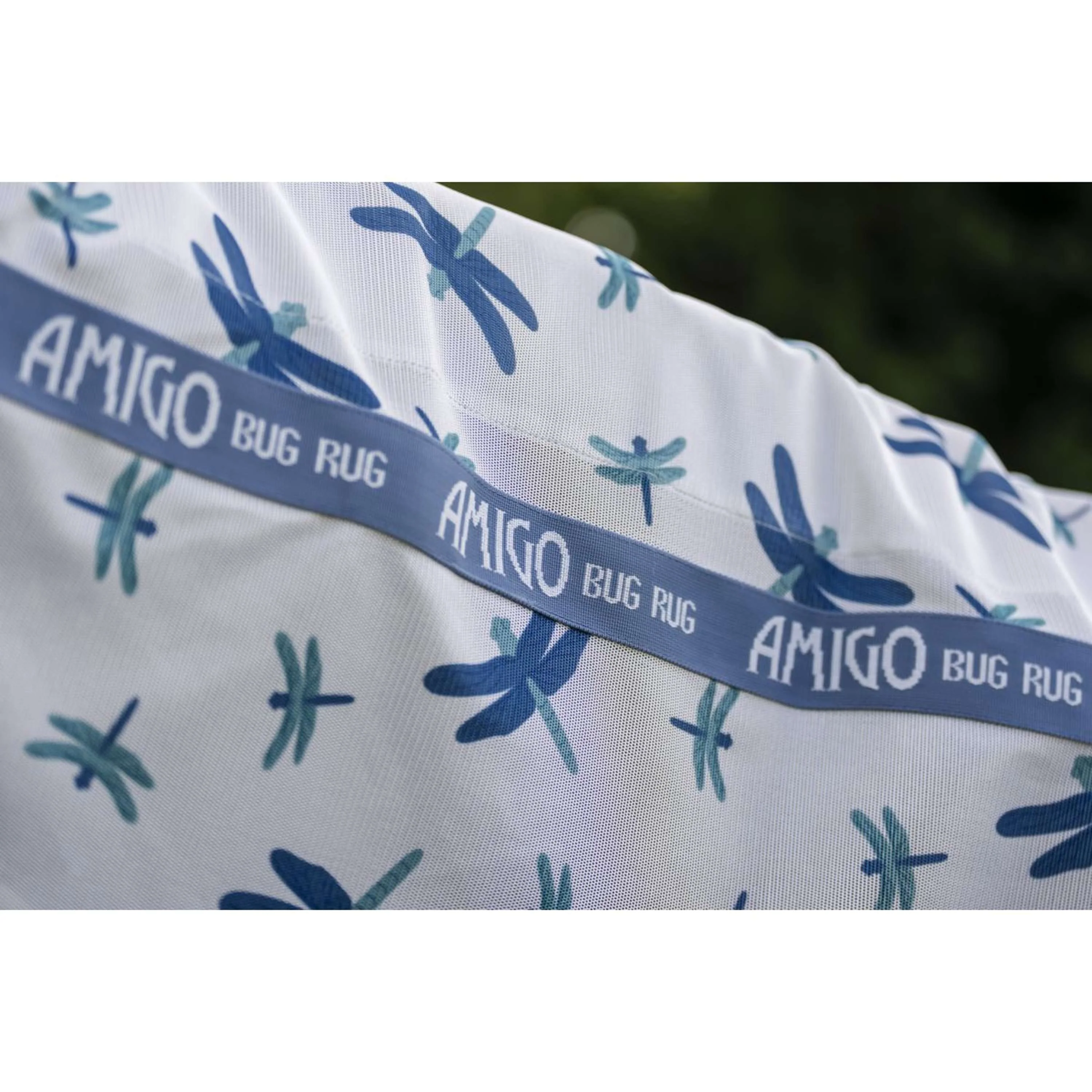 Amigo Bug Rug Plus Dragonfly Print/Silver/Blue/Sage - Image 10