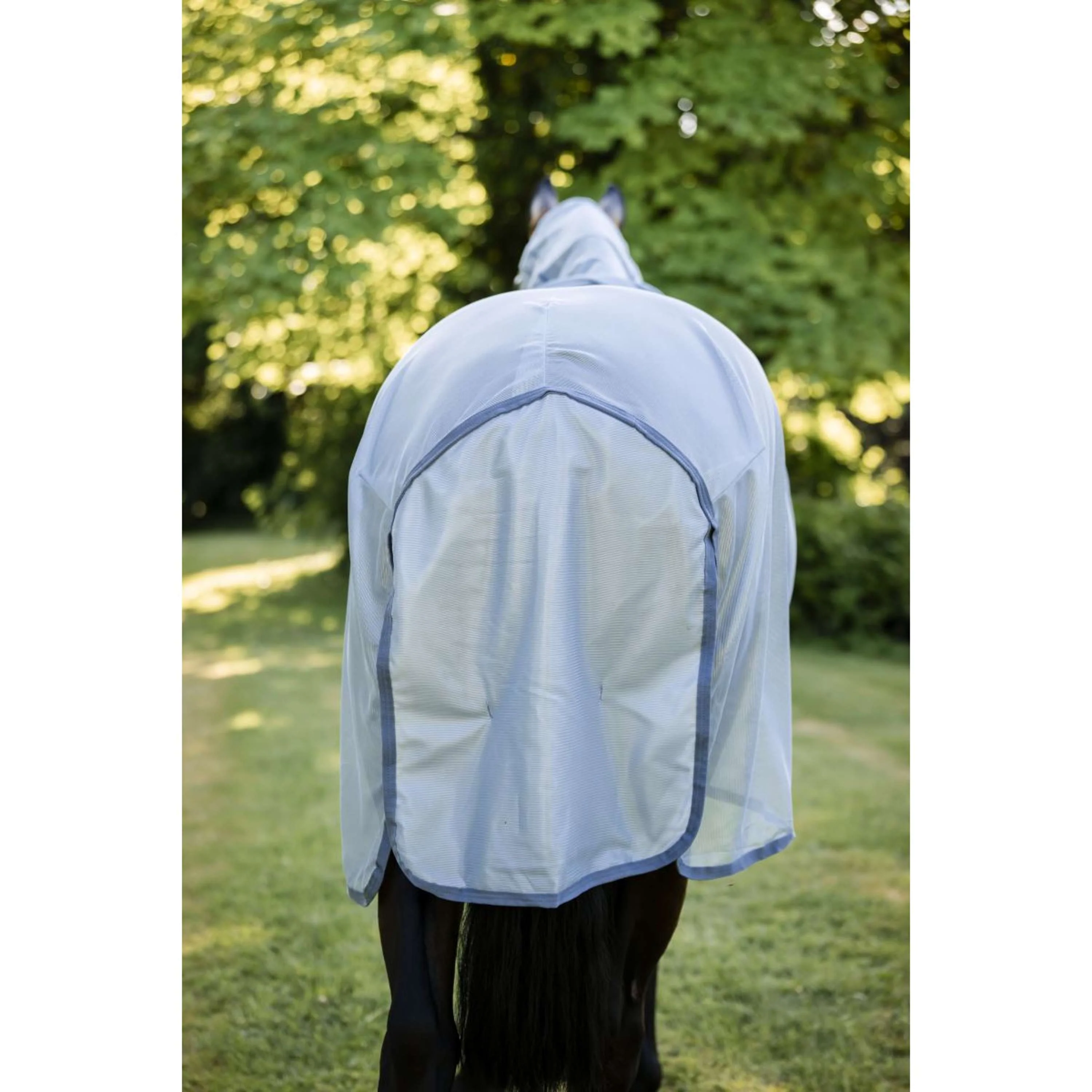 Amigo Coperta Antimosche Integrated Heather Blue/Blue/Silver - Image 9