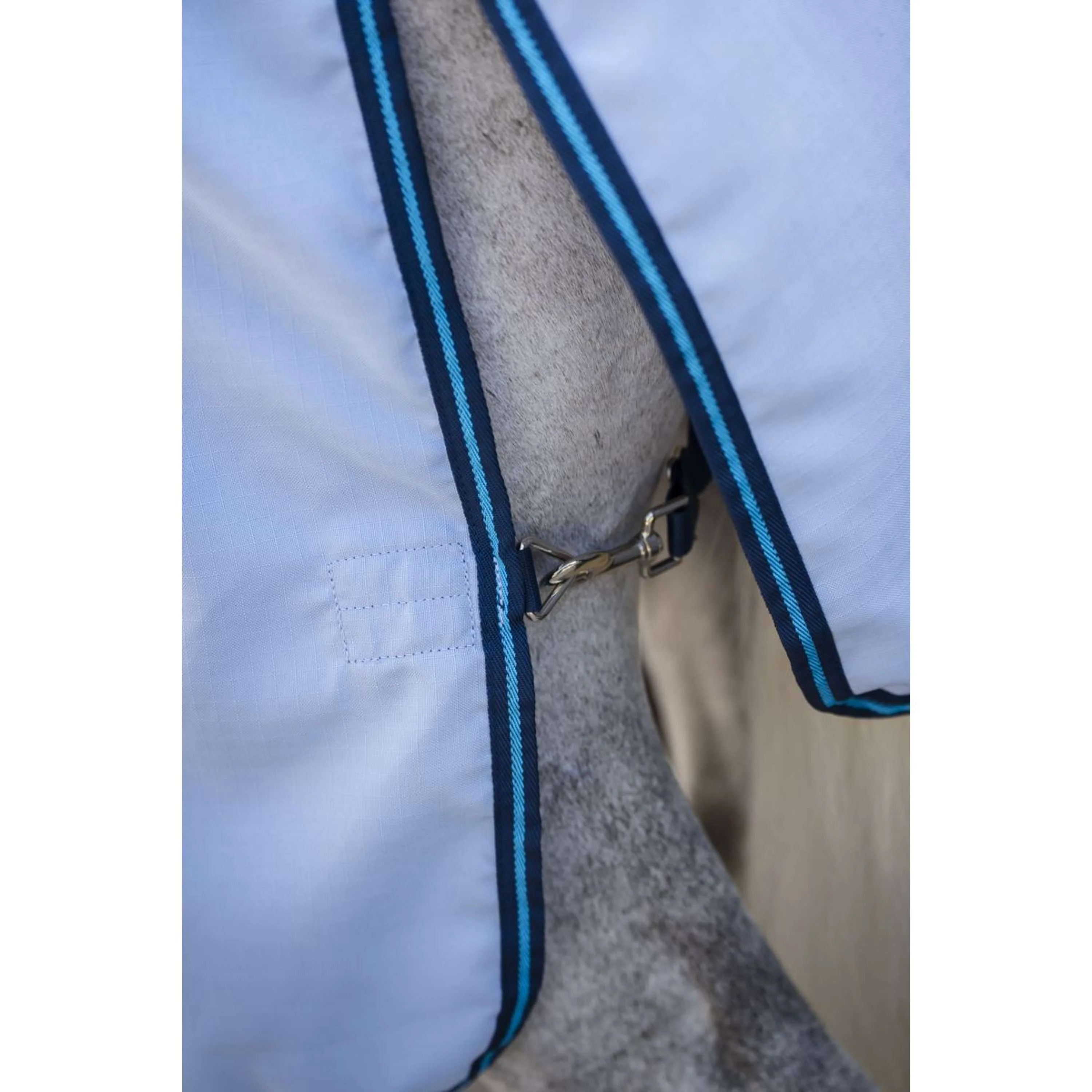 Amigo Felpa con cappuccio Ripstop Azure Blue/Navy/Electric Blue - Image 3