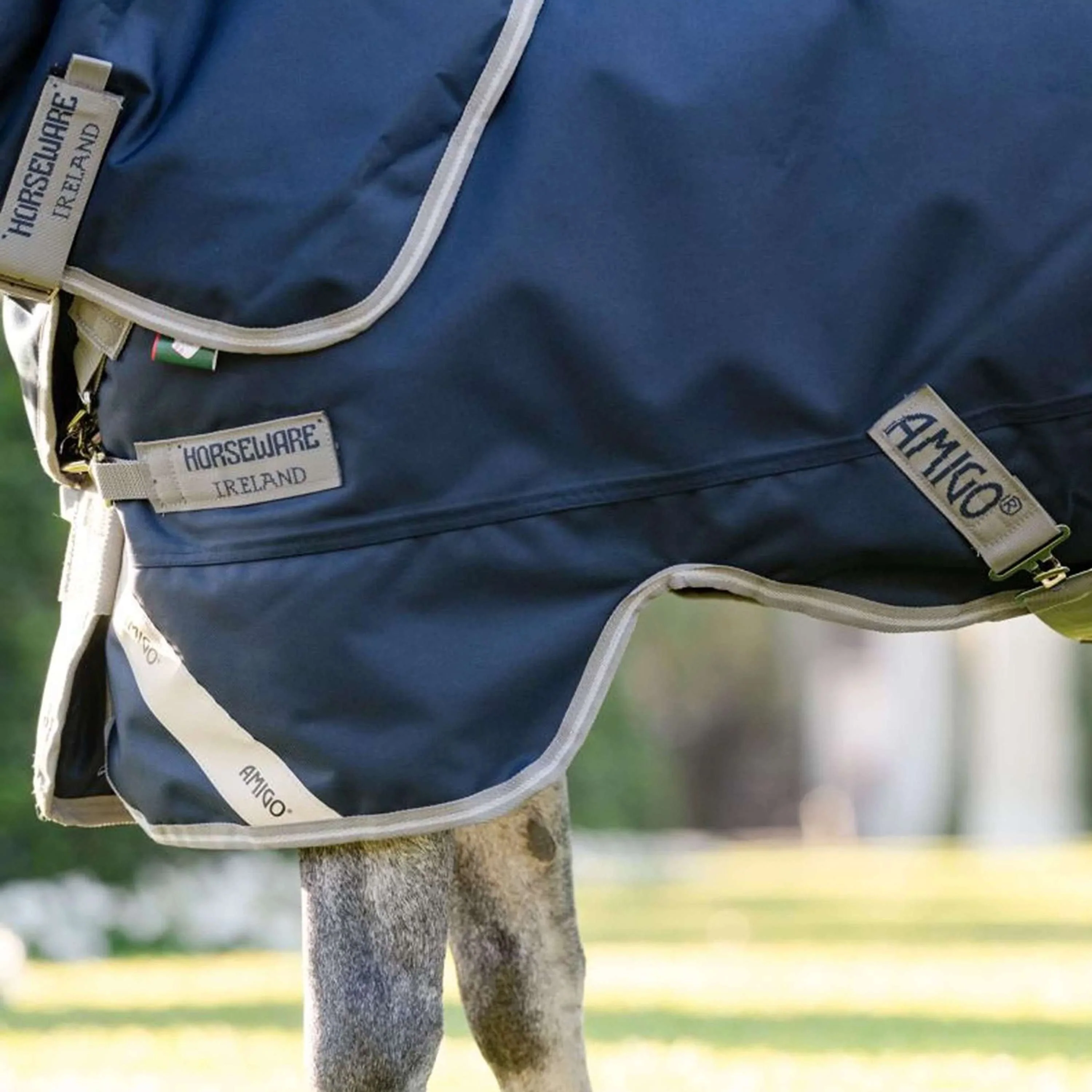 Amigo Turnout 1200D Plus Pony 50g Blu marino/Grigio titanio/Argento - Image 5