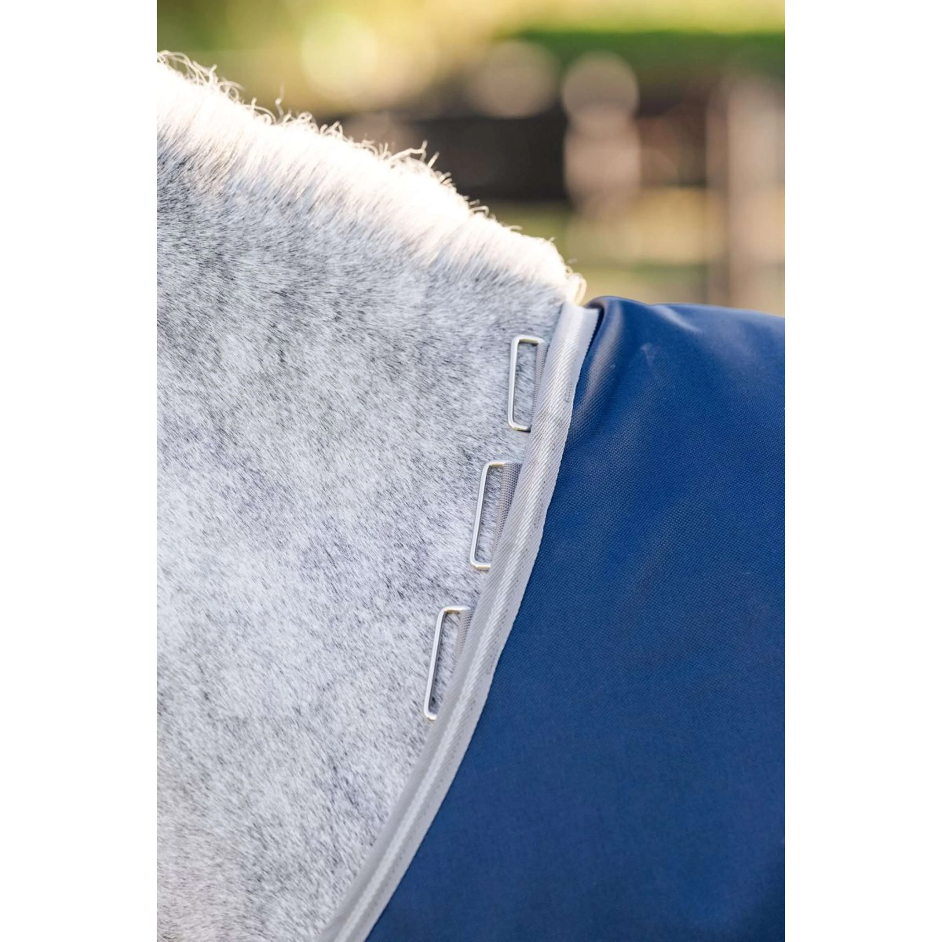 Amigo Turnout 1200D Pony 50g Blu marino/Grigio titanio/Argento - Image 2