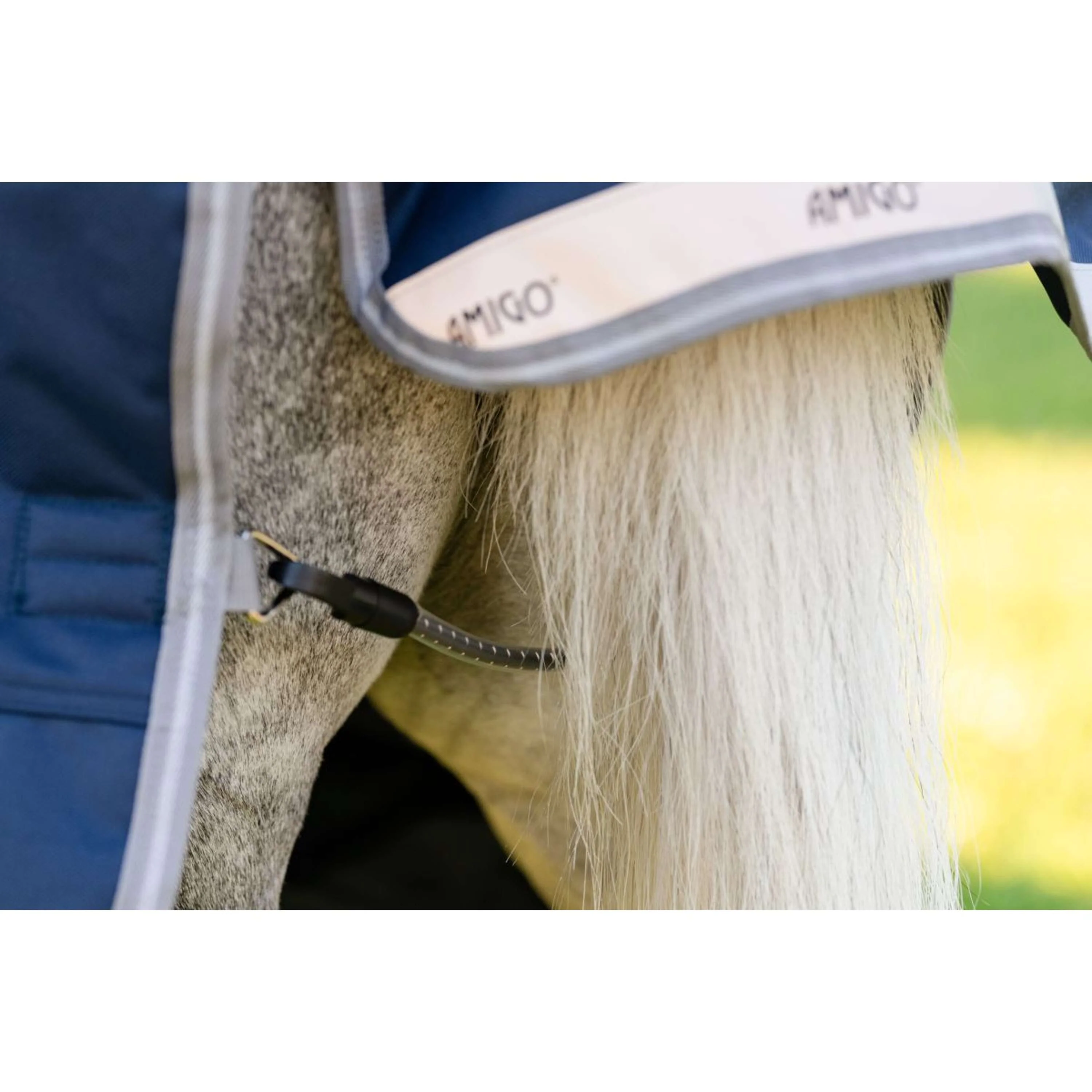 Amigo Turnout 1200D Pony 50g Blu marino/Grigio titanio/Argento - Image 5