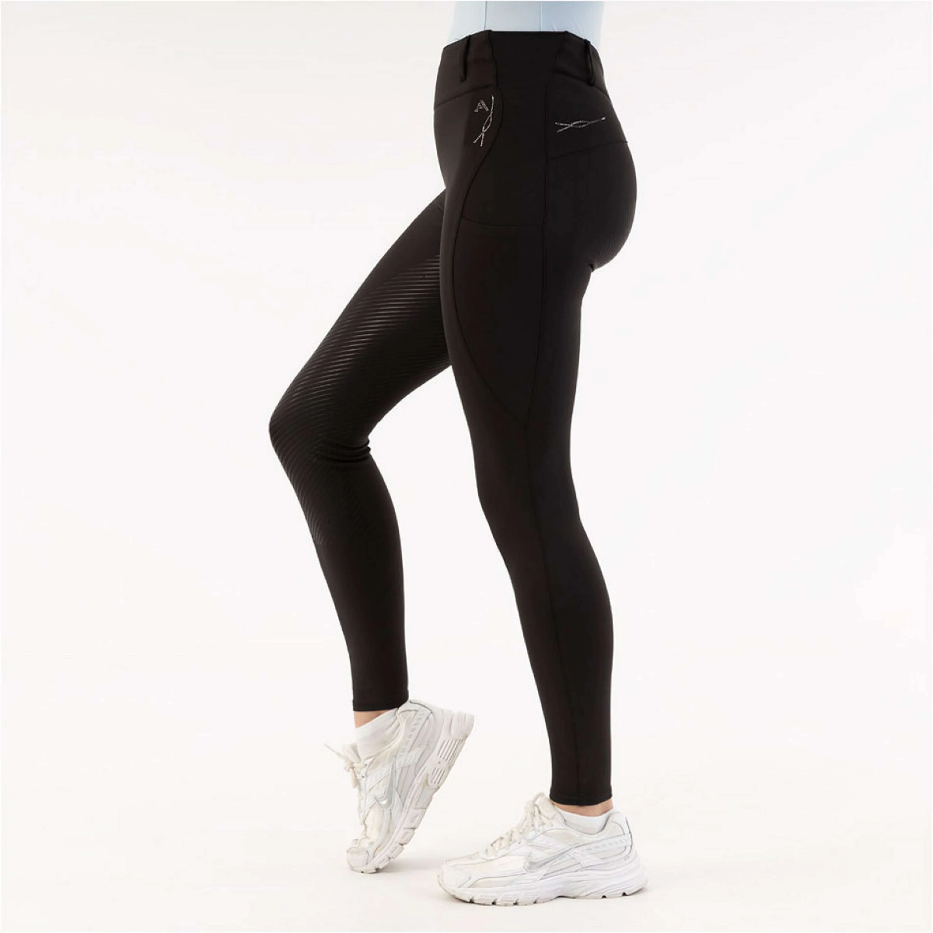 ANKY Leggings da Equitazione Purity XR261103 Full Grip Nero - Image 3