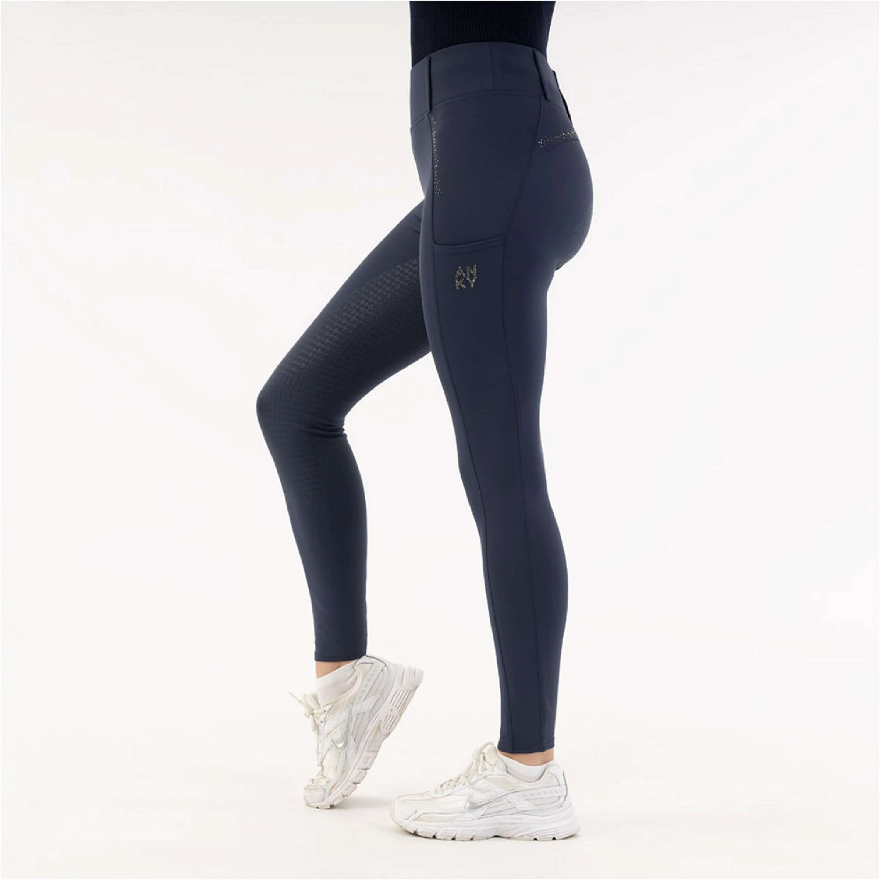 ANKY Leggings da Equitazione Serenity XR261104 Full Grip Indaco dell'umore - Image 3