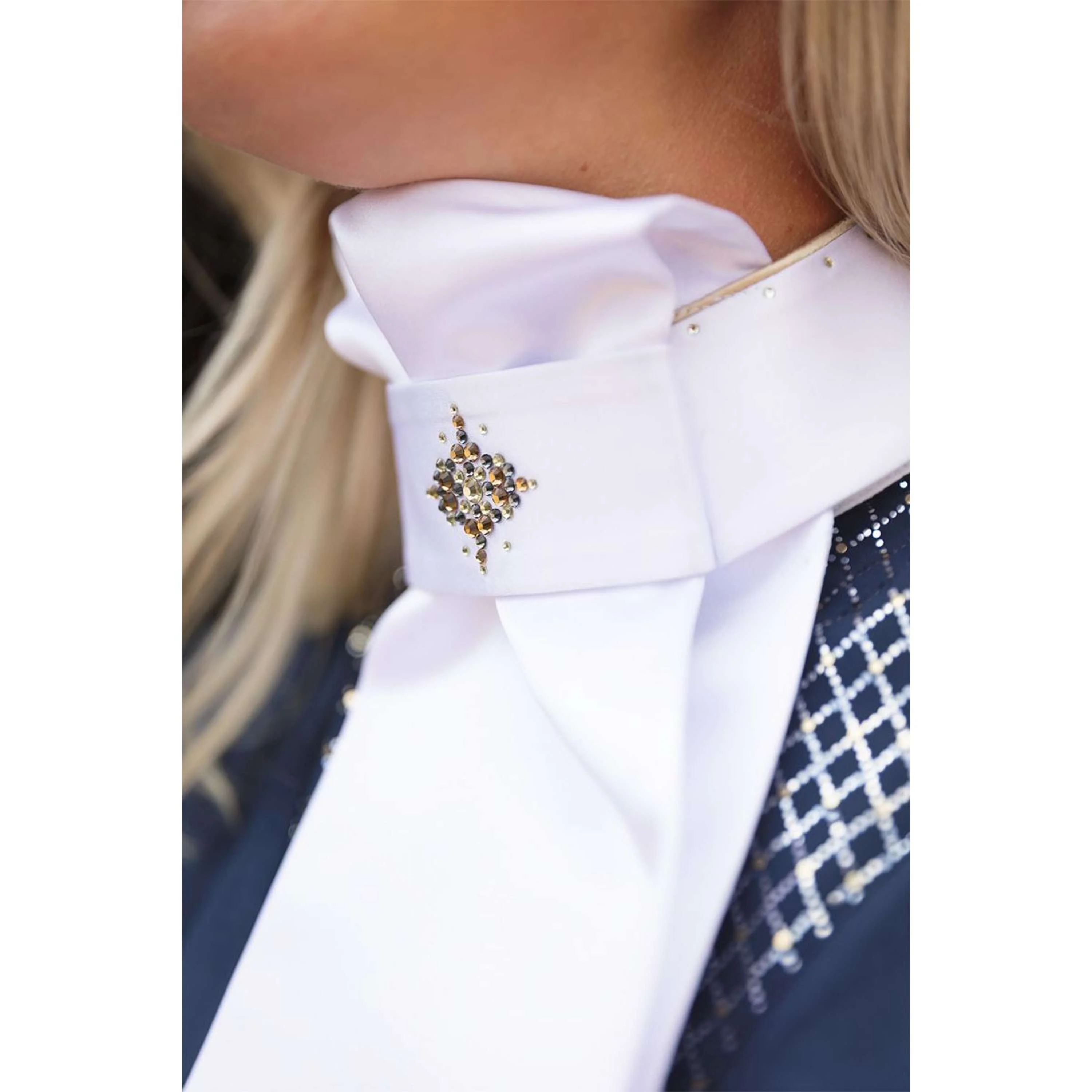 ANKY Plastron Prospect C-Wear ATP25501 Bianco/Oro - Image 4