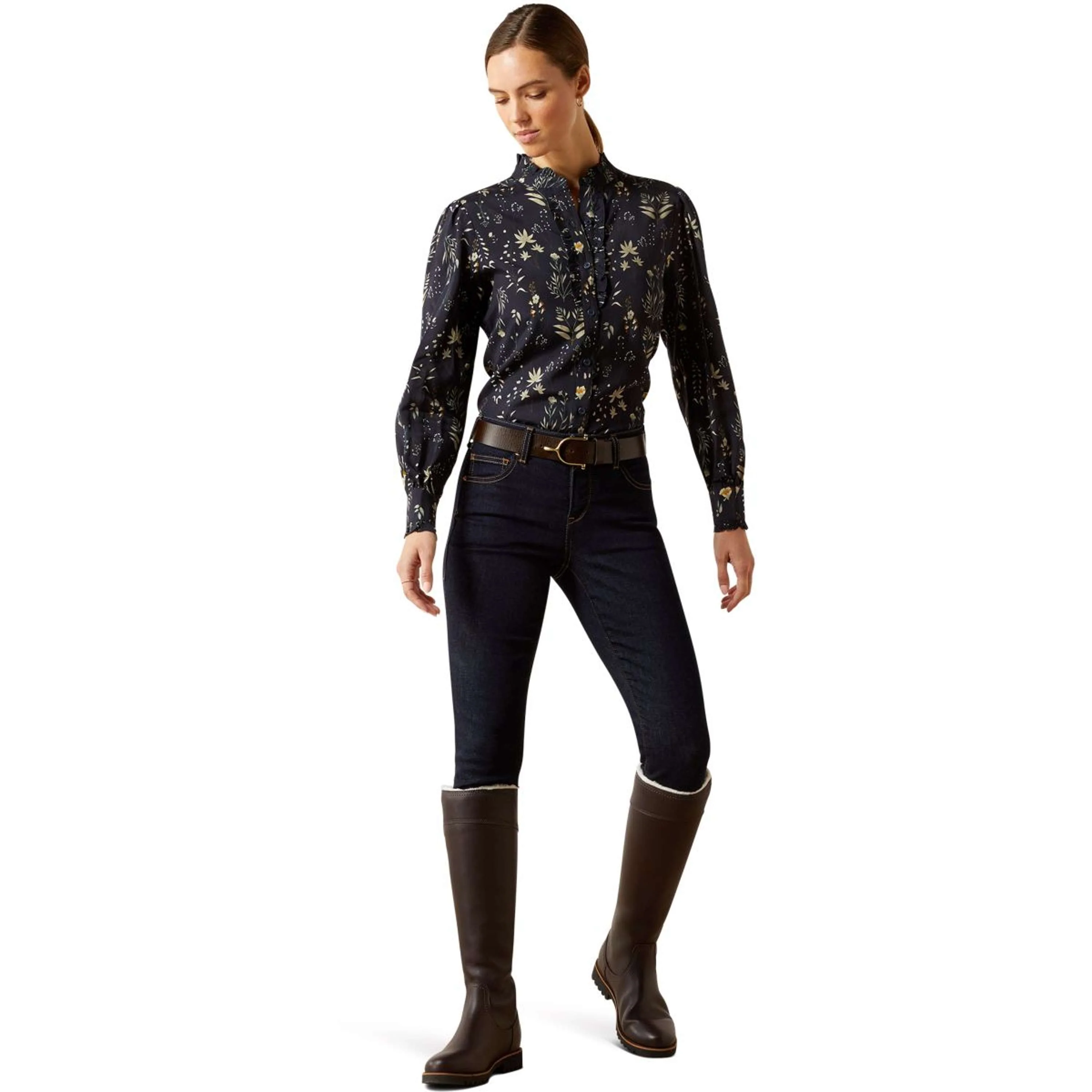 Ariat Blusa Cricklade Donne Navy - Image 2