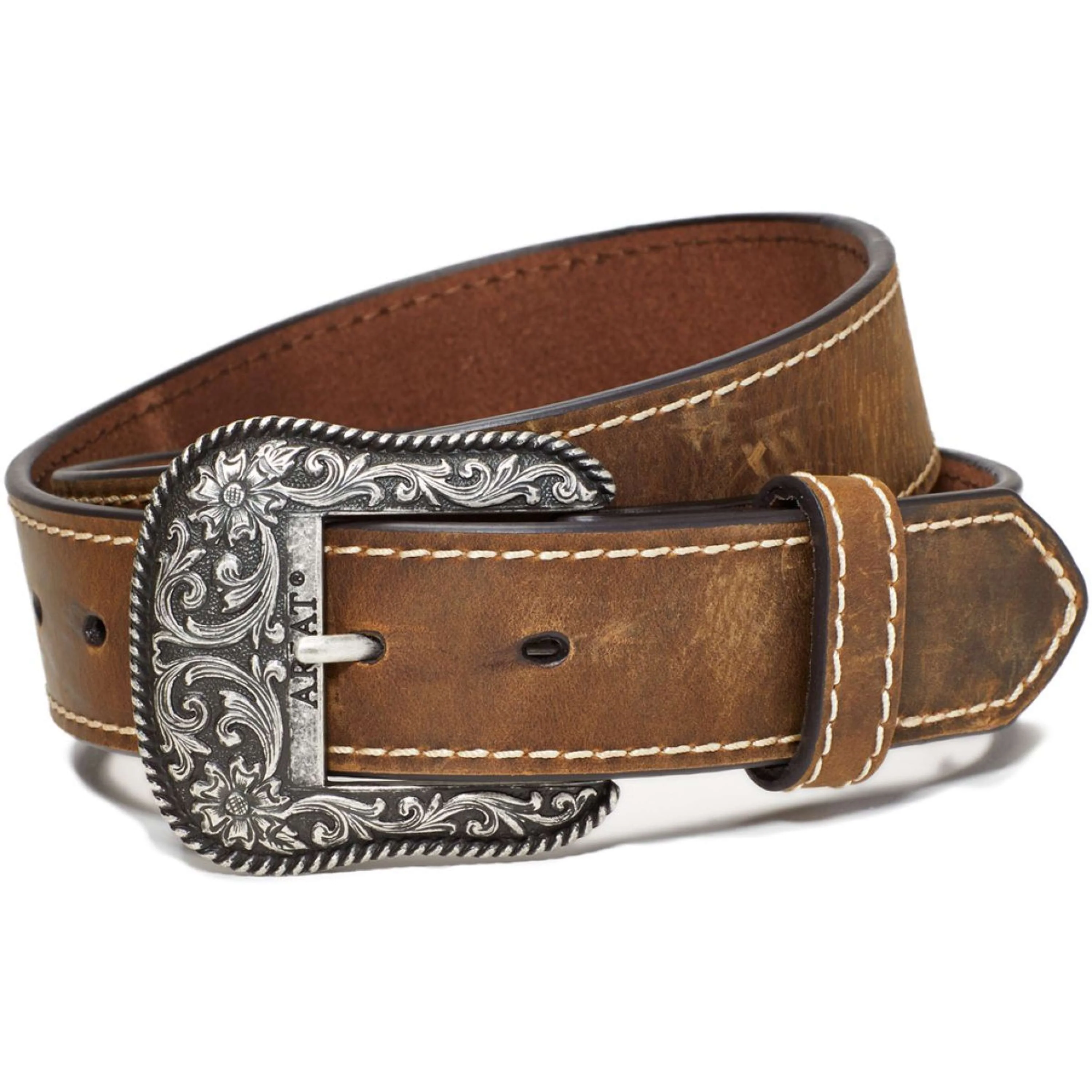 Ariat Cintura Accent Stitch Donne Marrone
