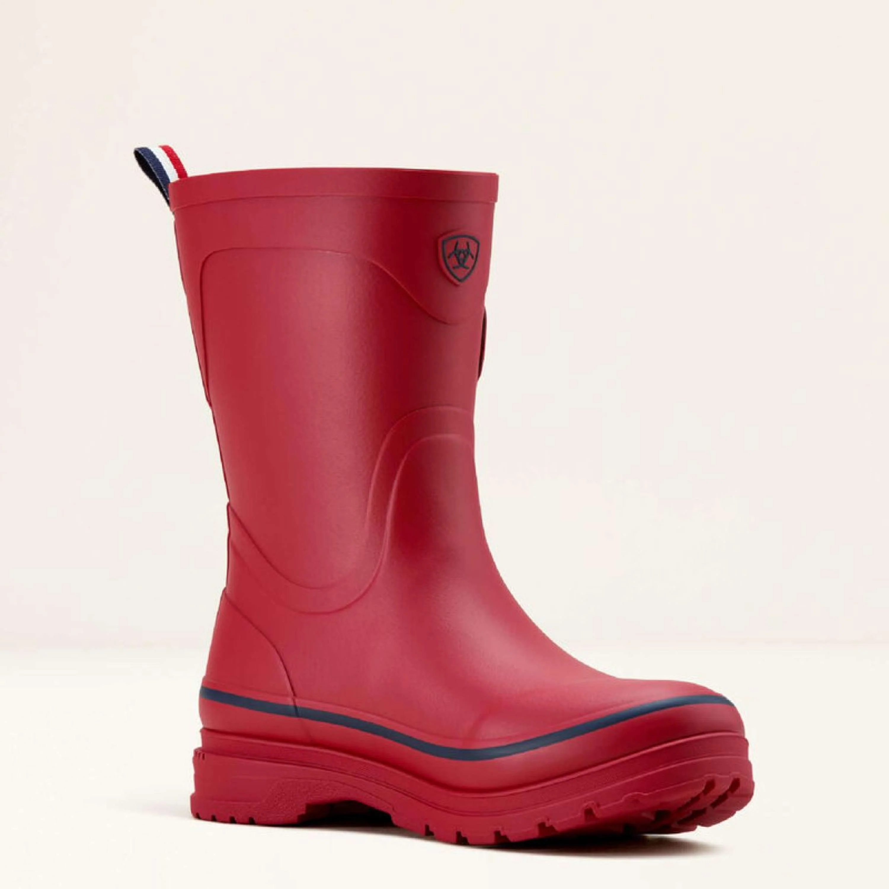 Ariat Stivali da pioggia Kelmarsh Mid Donne Rosso Team/Blu Navy - Image 3