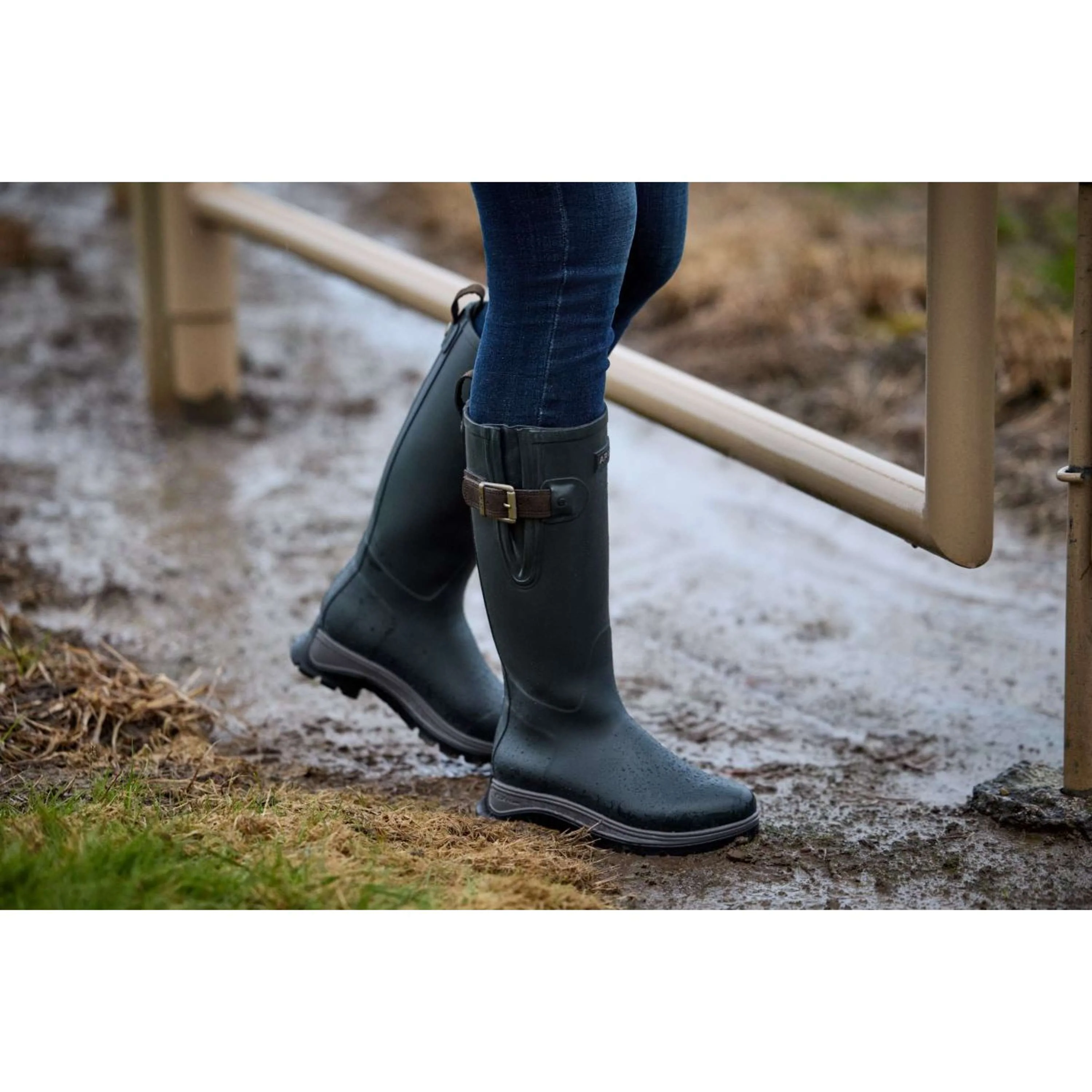Ariat Stivali da pioggia Woodstock Donne Navy - Image 9