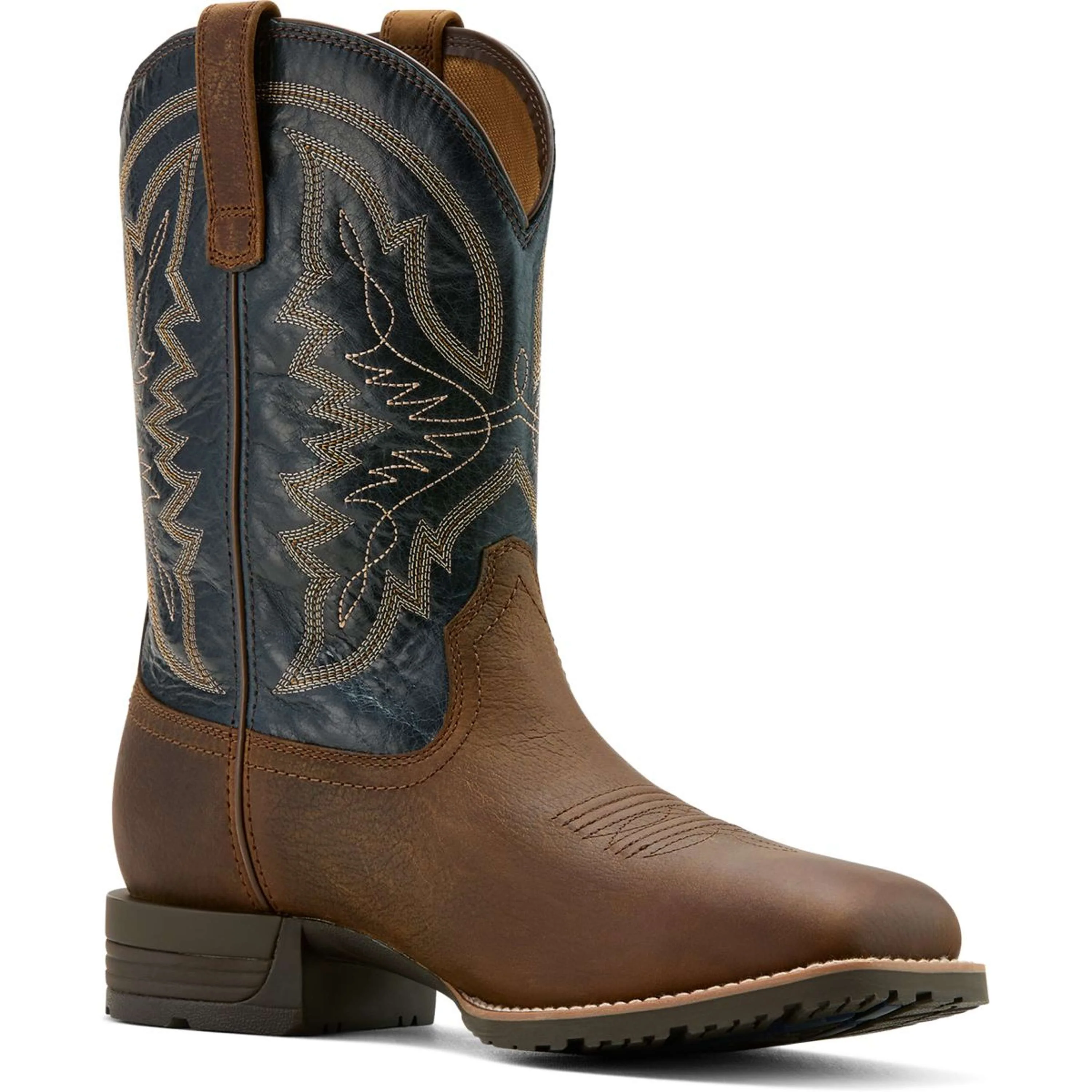 Ariat Stivali Western Hybrid Ranchwork H2O Uomini Tavern Taupe/Dark Denim - Image 3