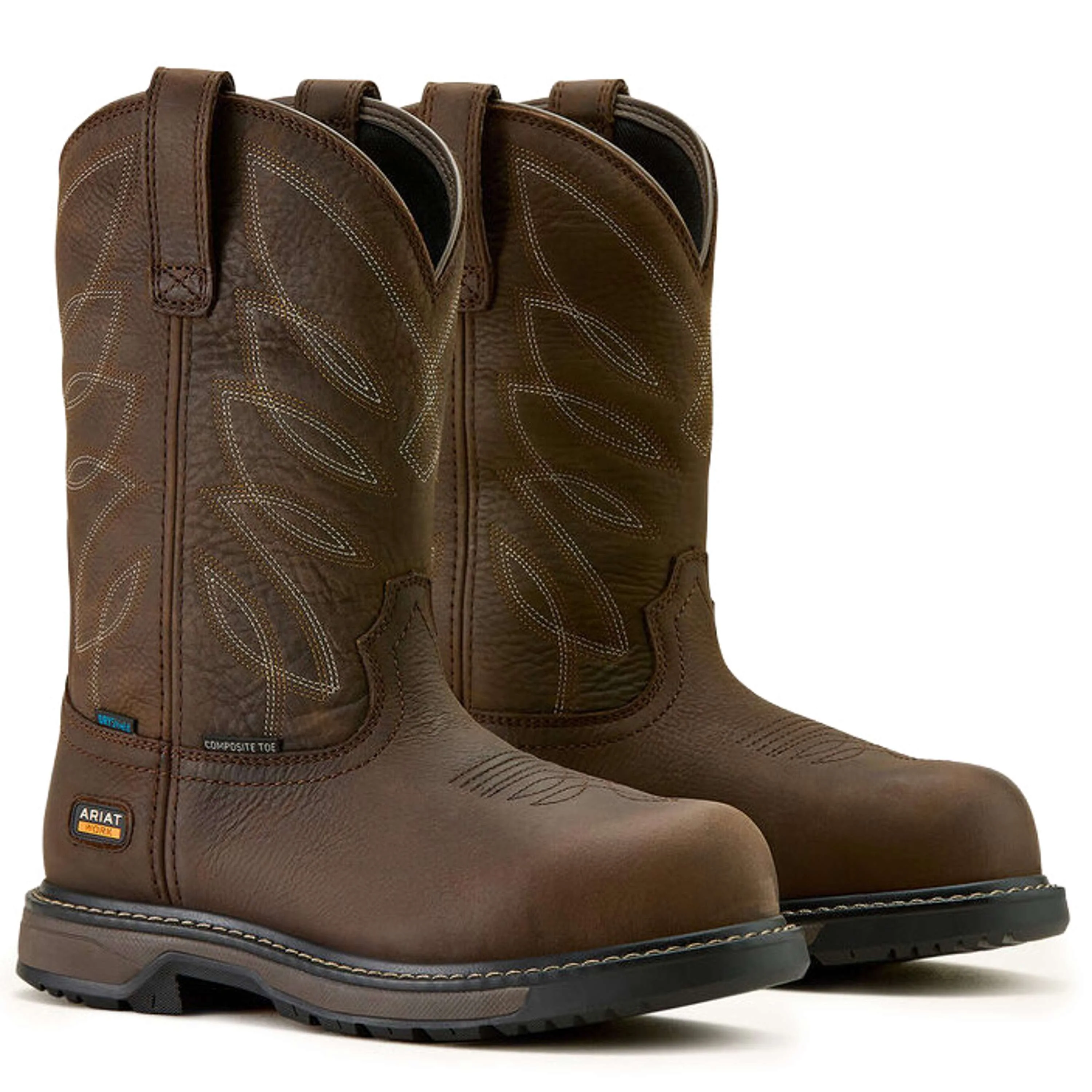 Ariat Stivali Western Riverter Pull-On H20 Donne Marrone scuro - Image 6