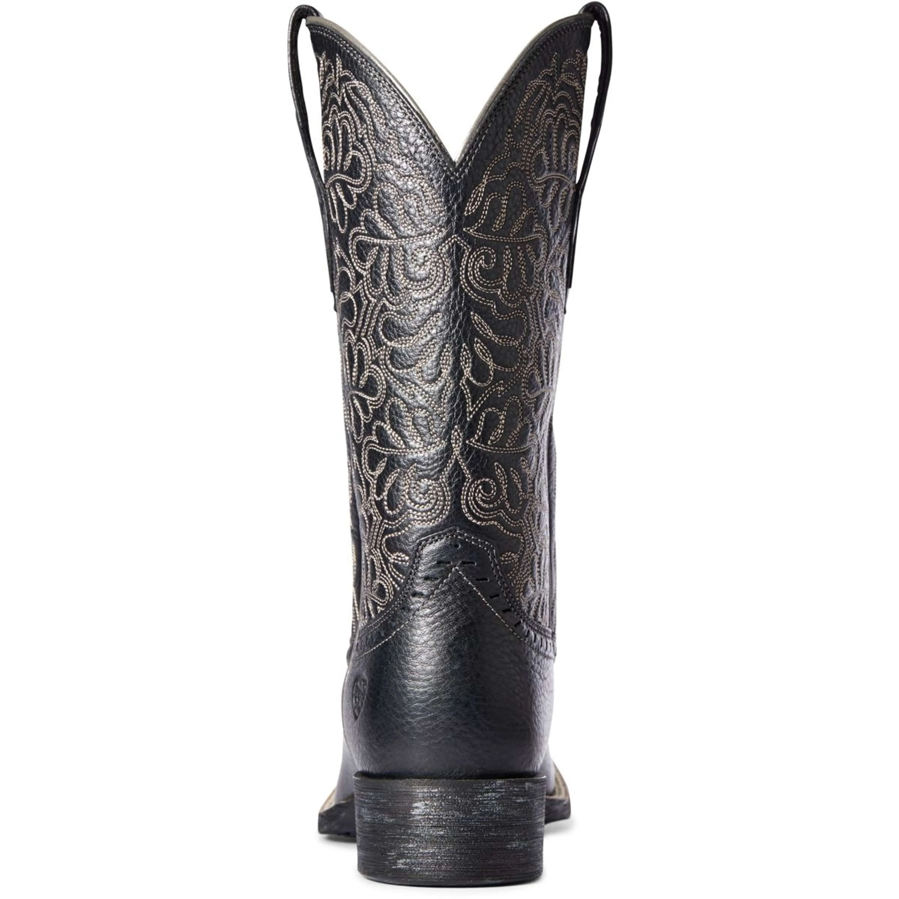 Ariat Stivali Western Round Up Remuda Donne Black Deertan - Image 3