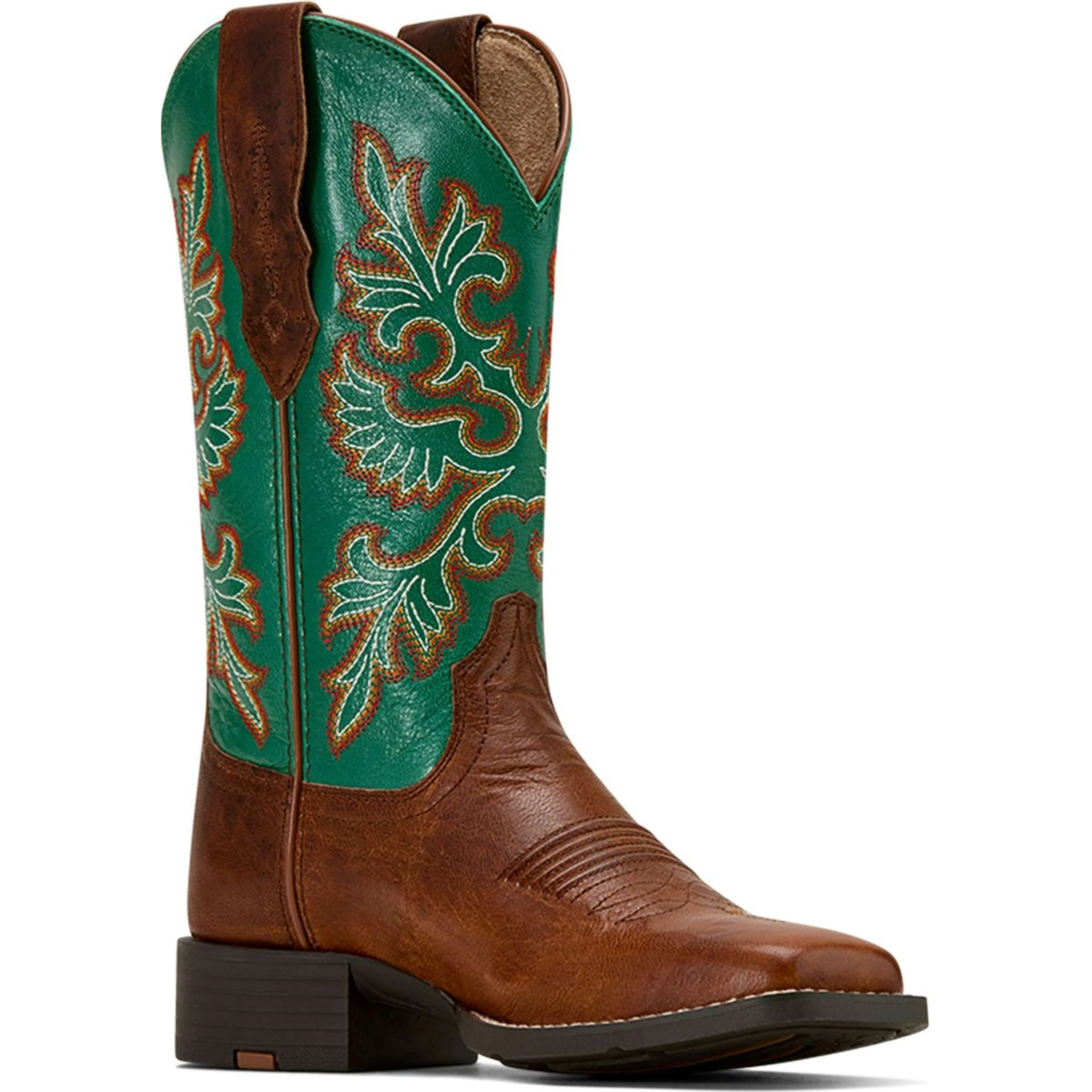Ariat Stivali Western Round Up Stretchfit Donne Arizona Brown/Aged Jade - Image 4