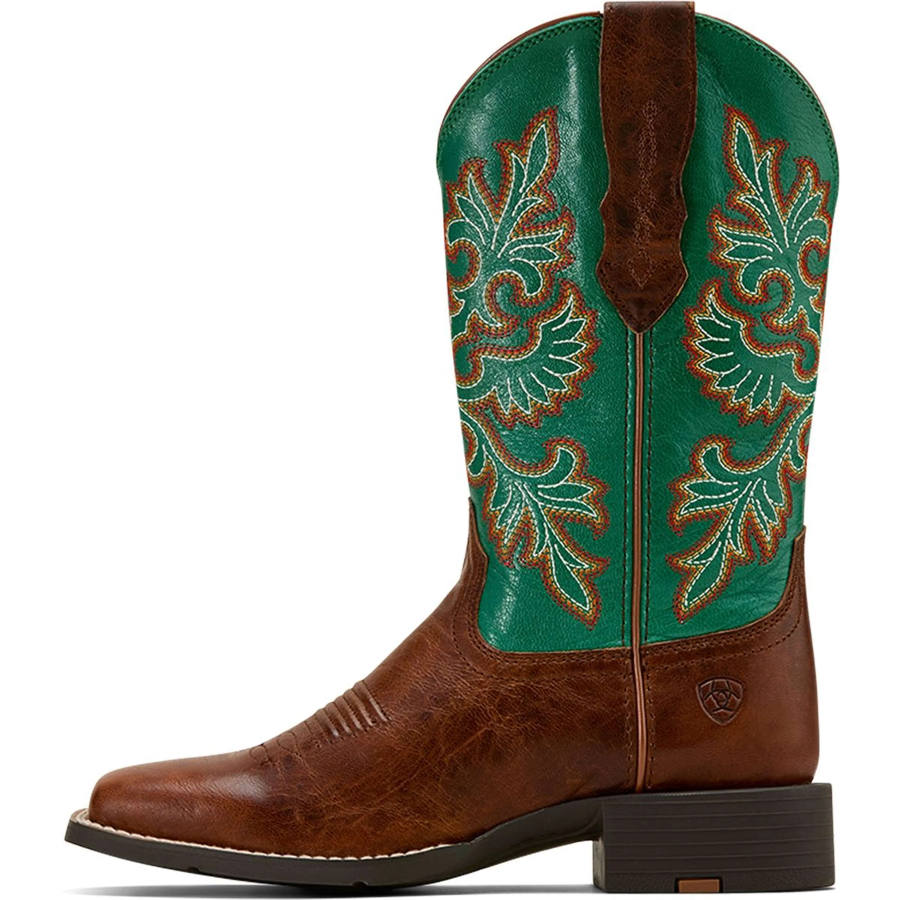 Ariat Stivali Western Round Up Stretchfit Donne Arizona Brown/Aged Jade - Image 7