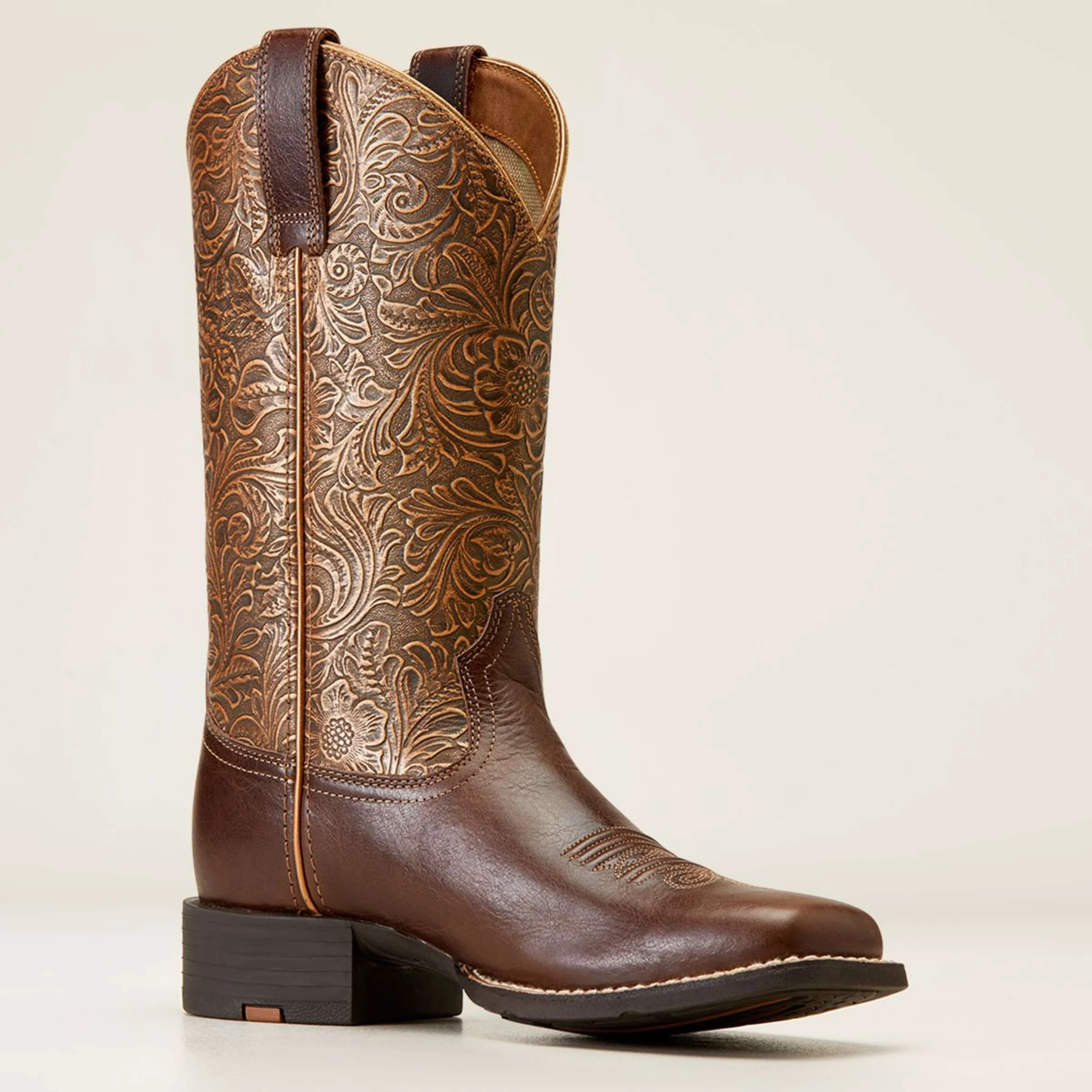 Ariat Stivali Western Round Up Wide Donne Marrone - Image 3