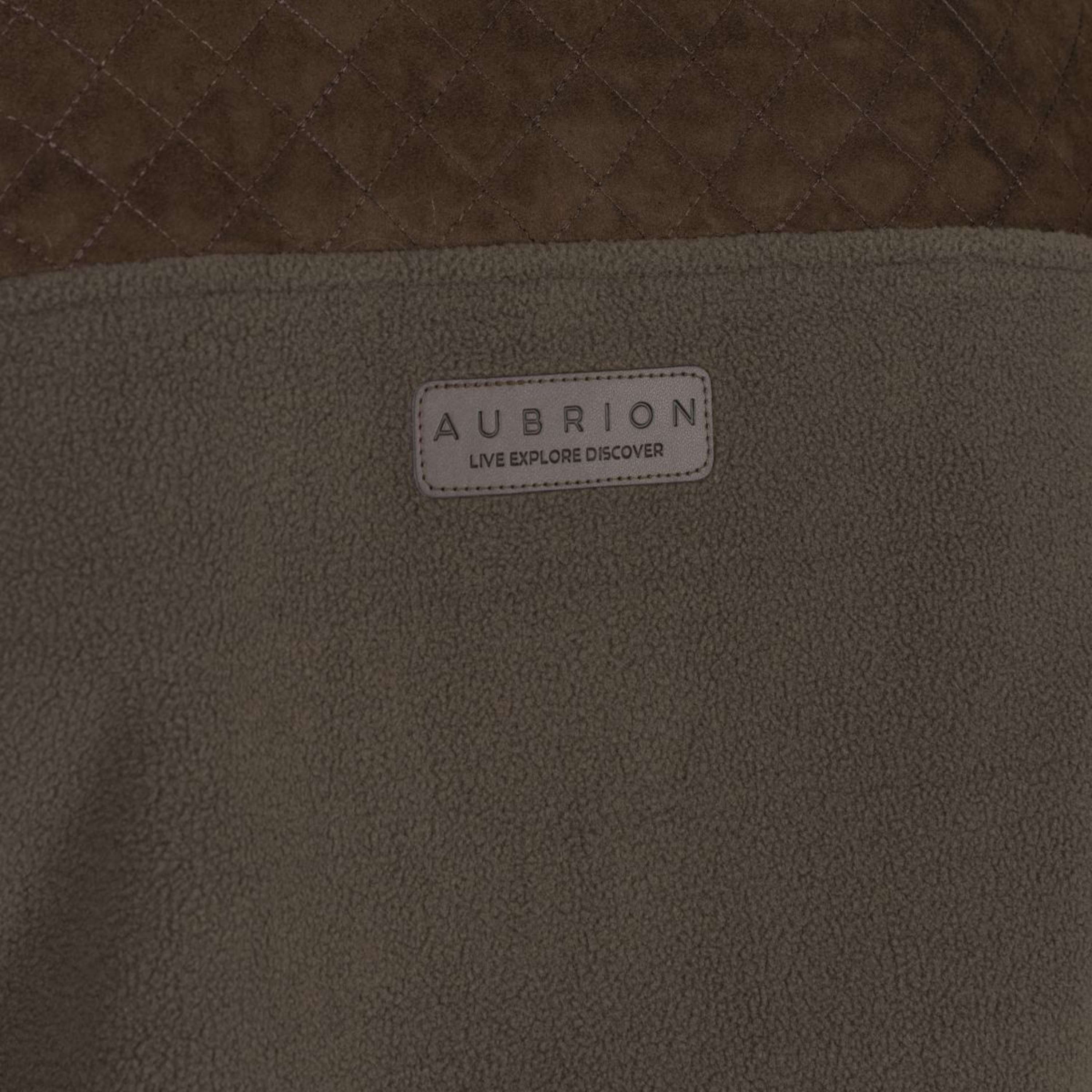 Aubrion by Shires Felpa con cappuccio e zip Heritage Fleece Oliva scura - Image 48