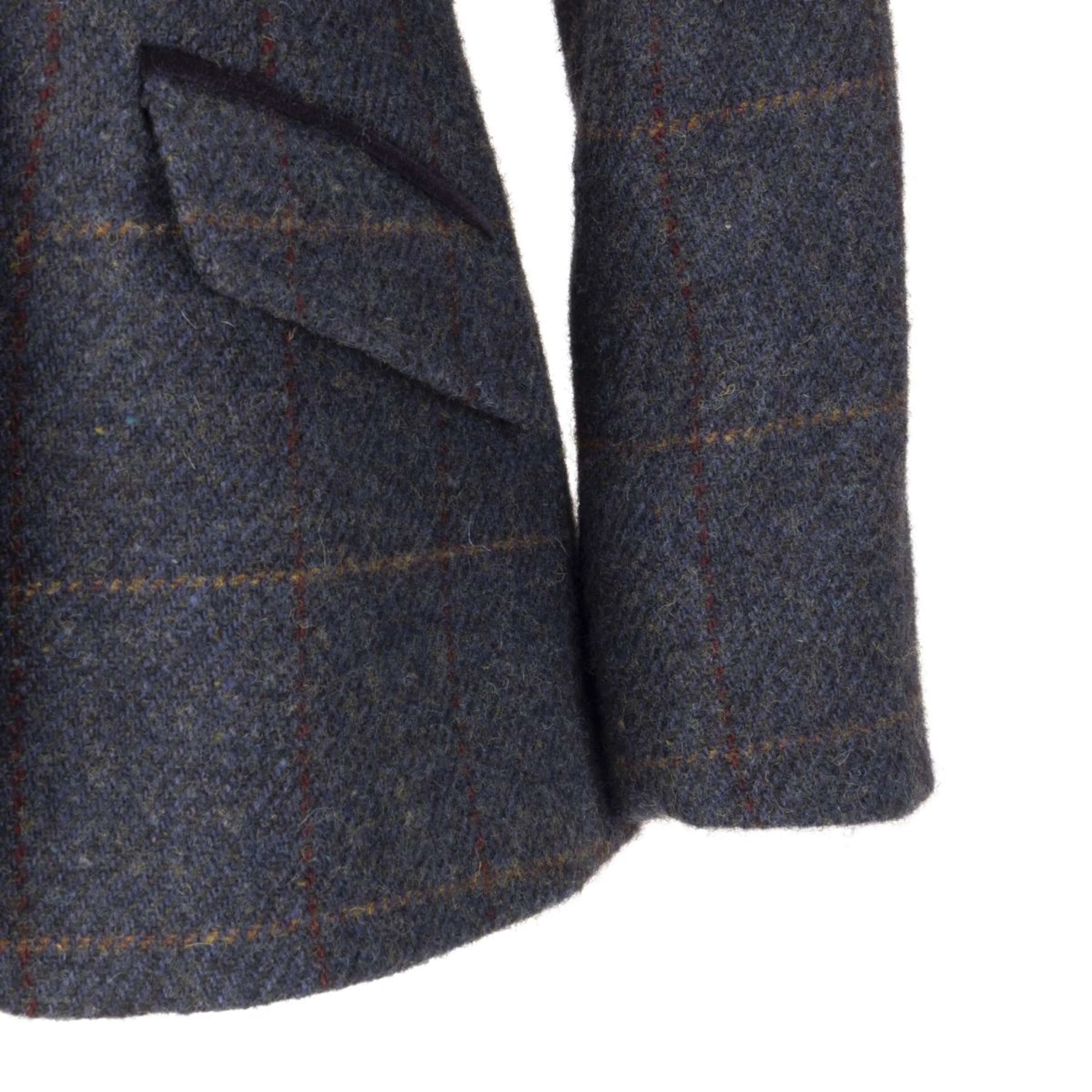 Aubrion by Shires Giacca da Competizione Saratoga Bambini Juniper Navy Check - Image 5