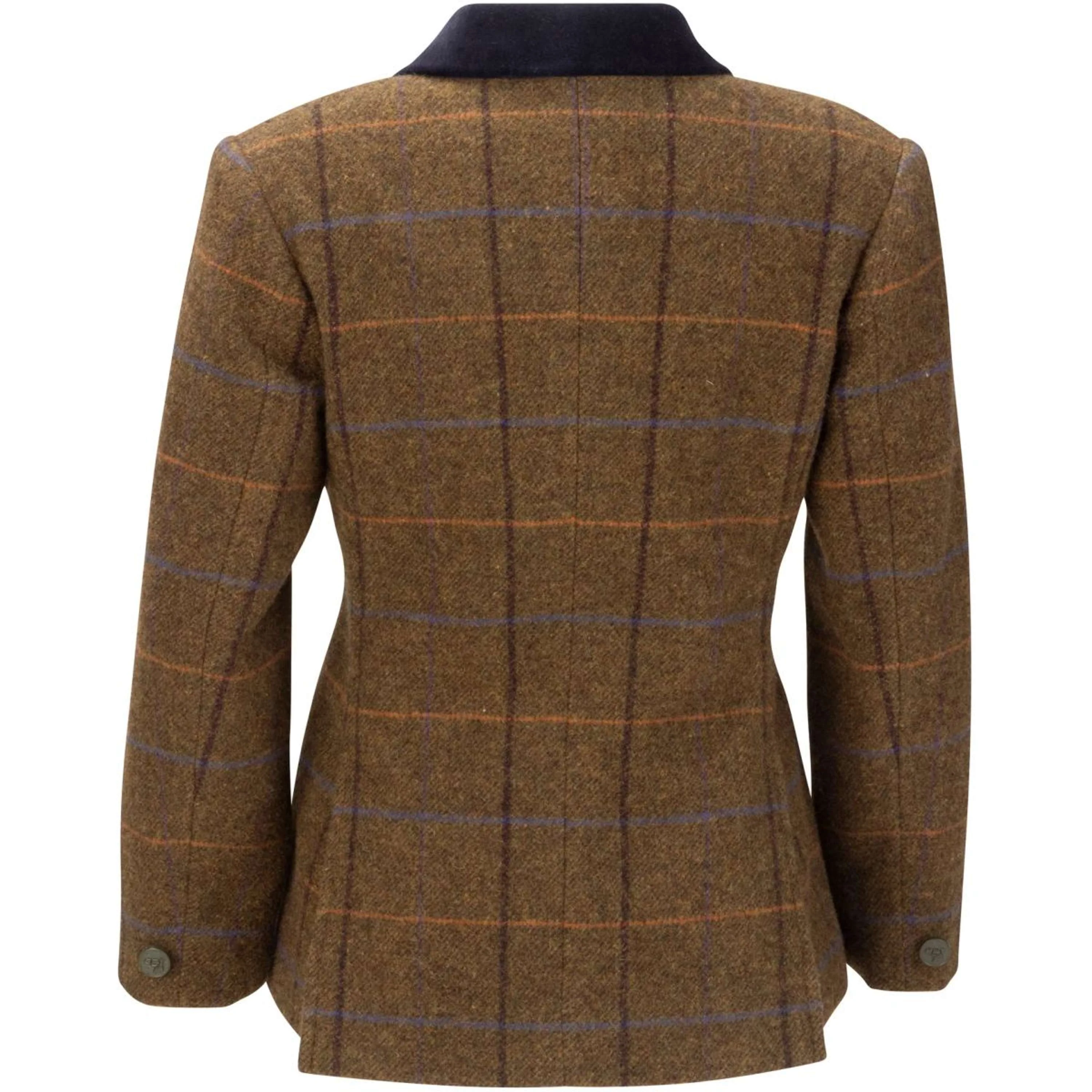 Aubrion by Shires Giacca da Competizione Saratoga Bambini Rovere Marrone Check - Image 9