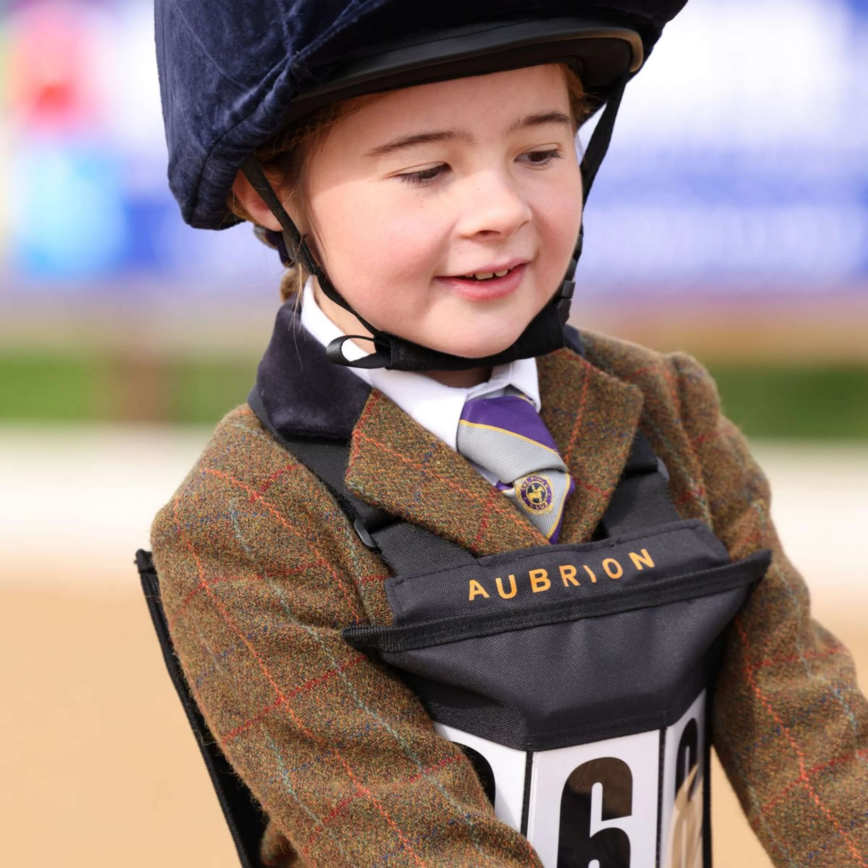 Aubrion by Shires Giacca da Competizione Saratoga Bambini Ruggine Check - Image 13