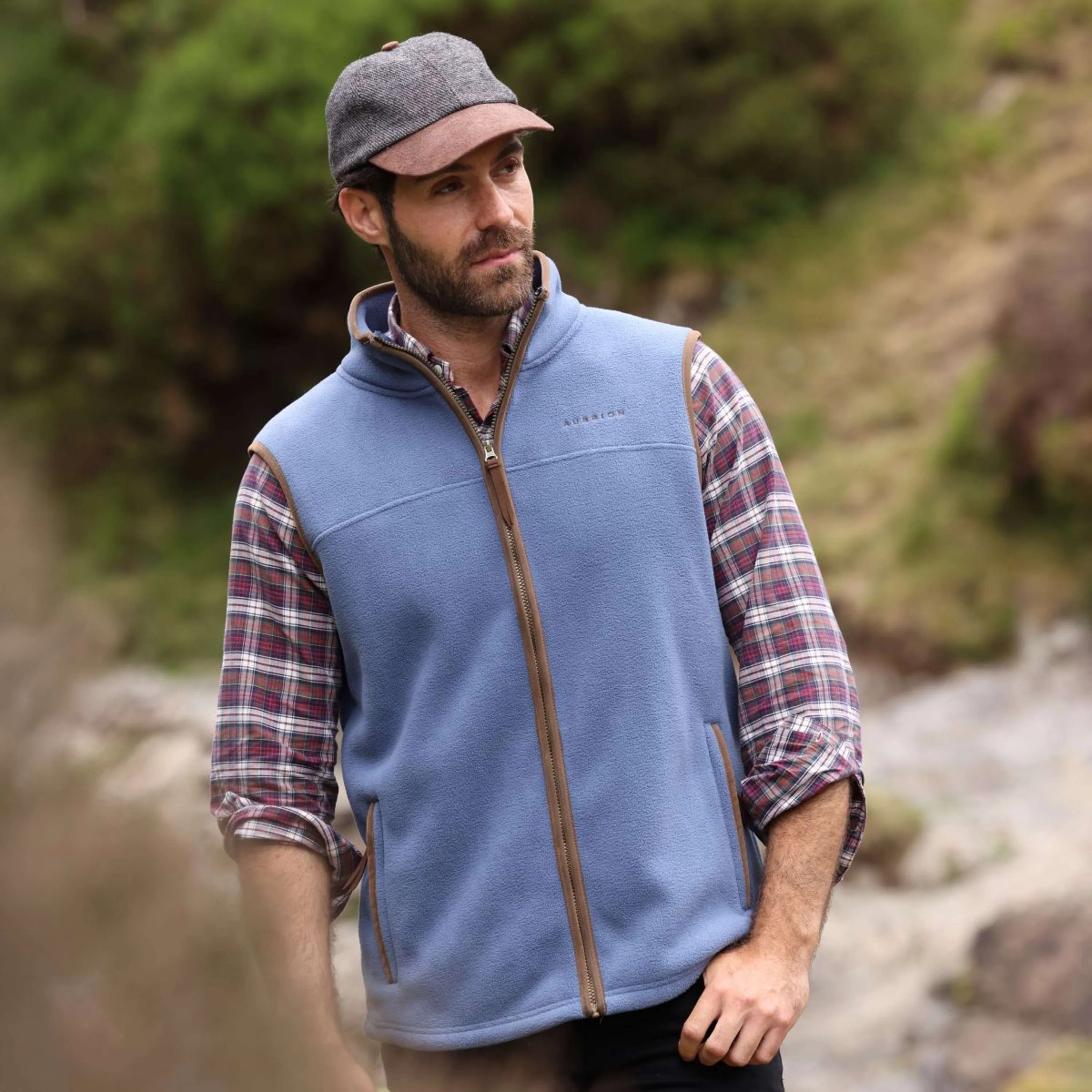 Aubrion by Shires Gilet Original Fleece Blu - Image 22