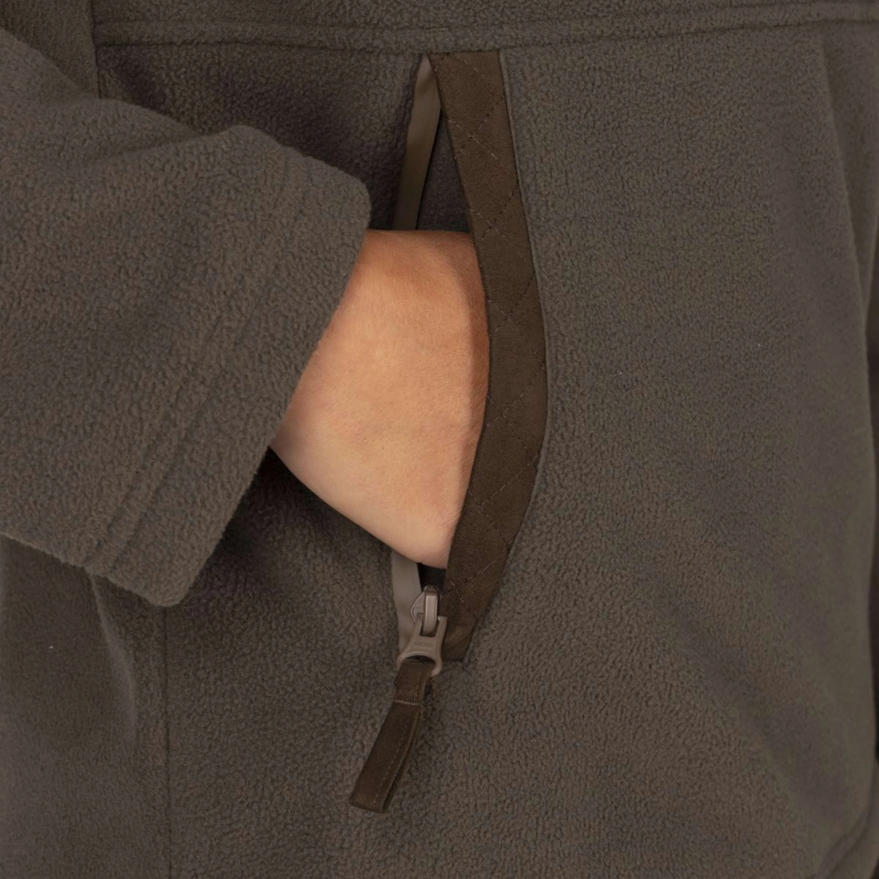 Aubrion by Shires Maglione Heritage Fleece Oliva scura - Image 44