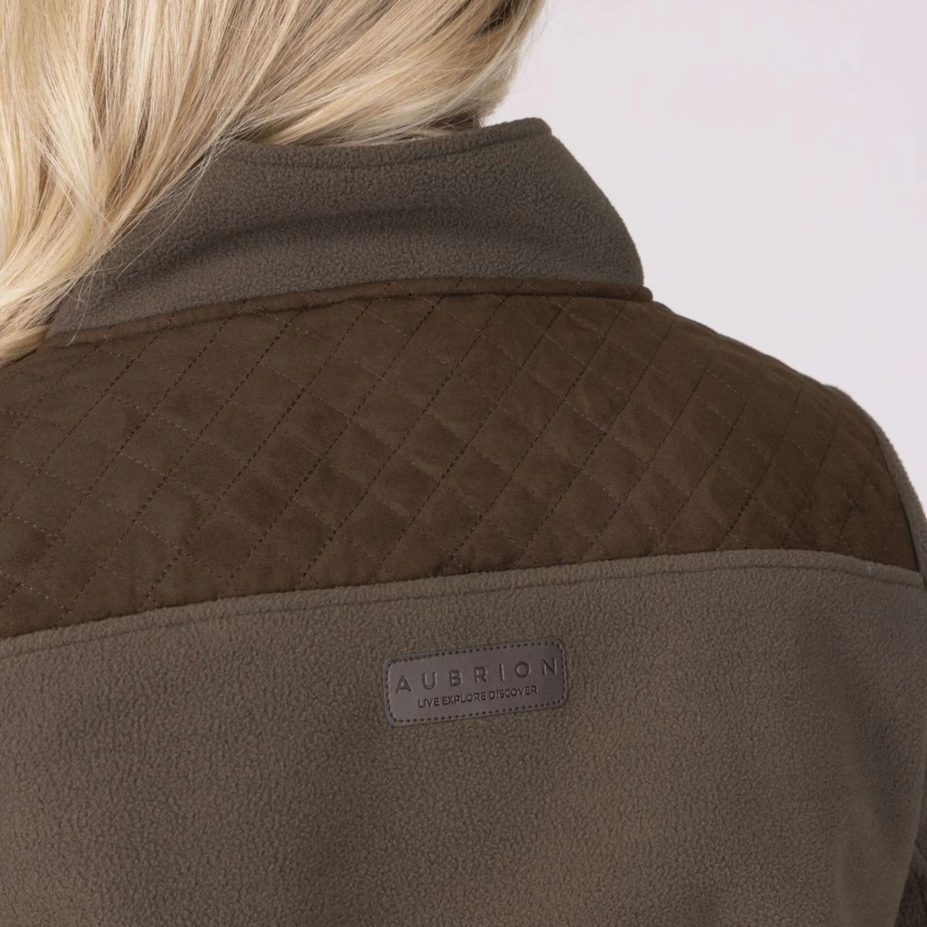 Aubrion by Shires Maglione Heritage Fleece Oliva scura - Image 45