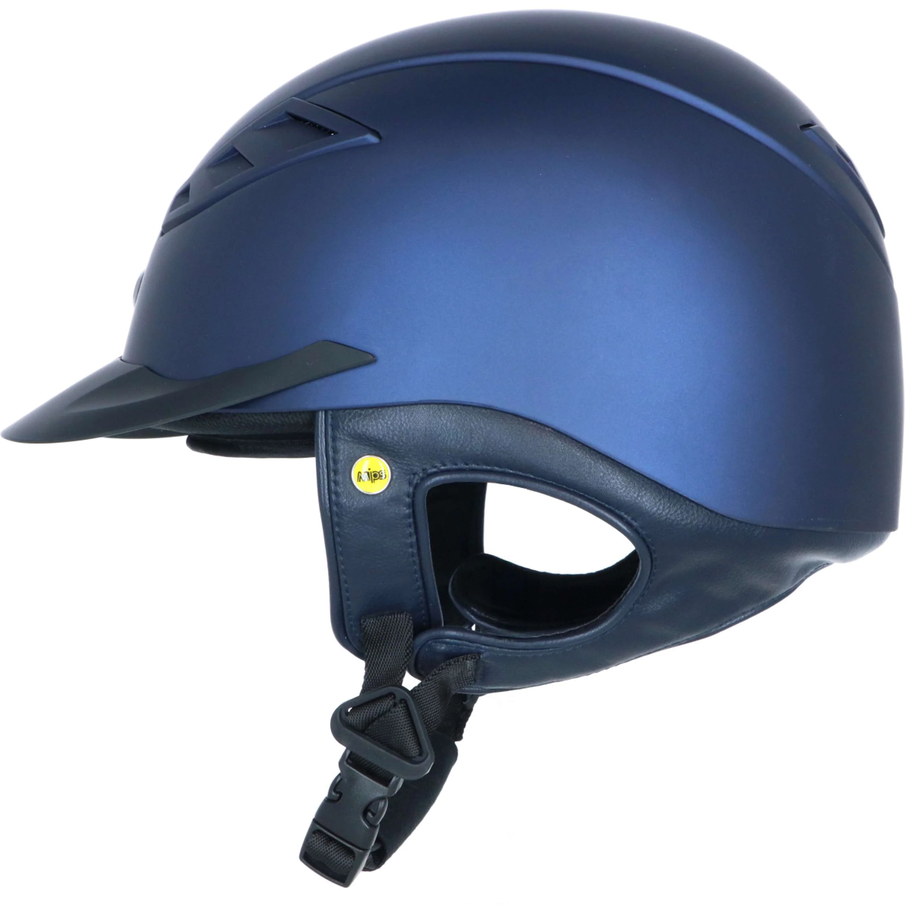 Back on Track Casco da equitazione EQ3 Lynx Smooth Top Mips Blu - Image 2