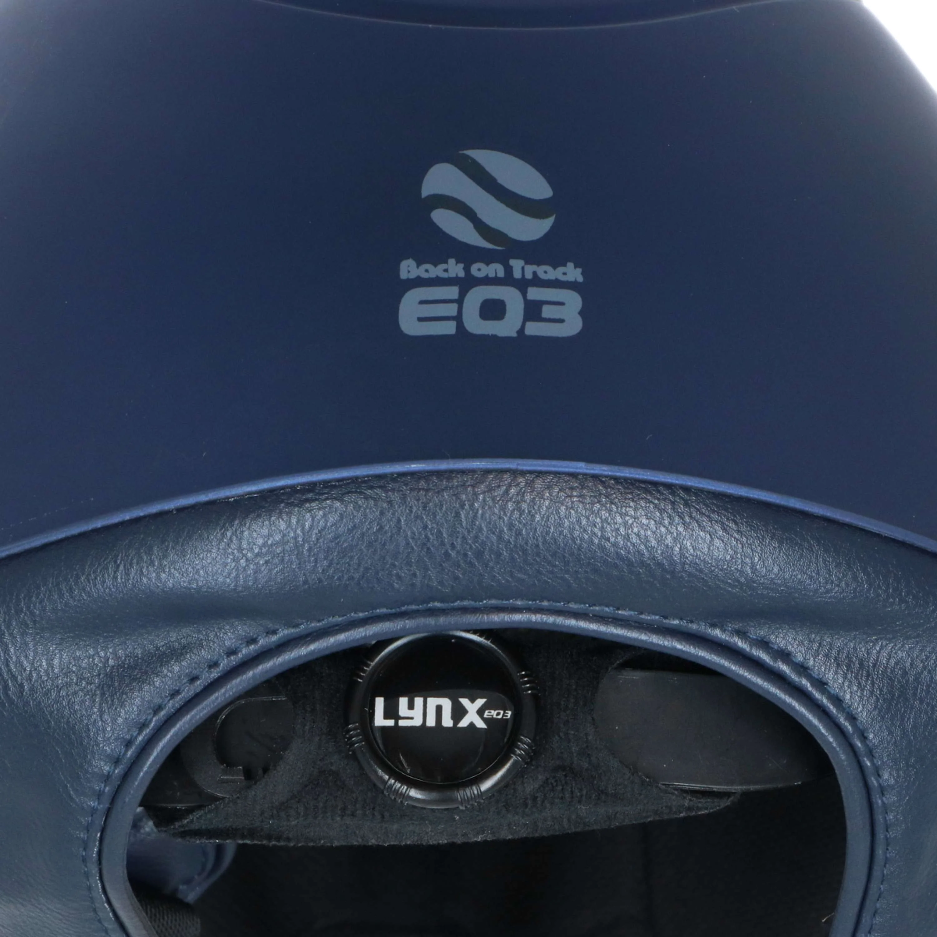 Back on Track Casco da equitazione EQ3 Lynx Smooth Top Mips Blu - Image 4