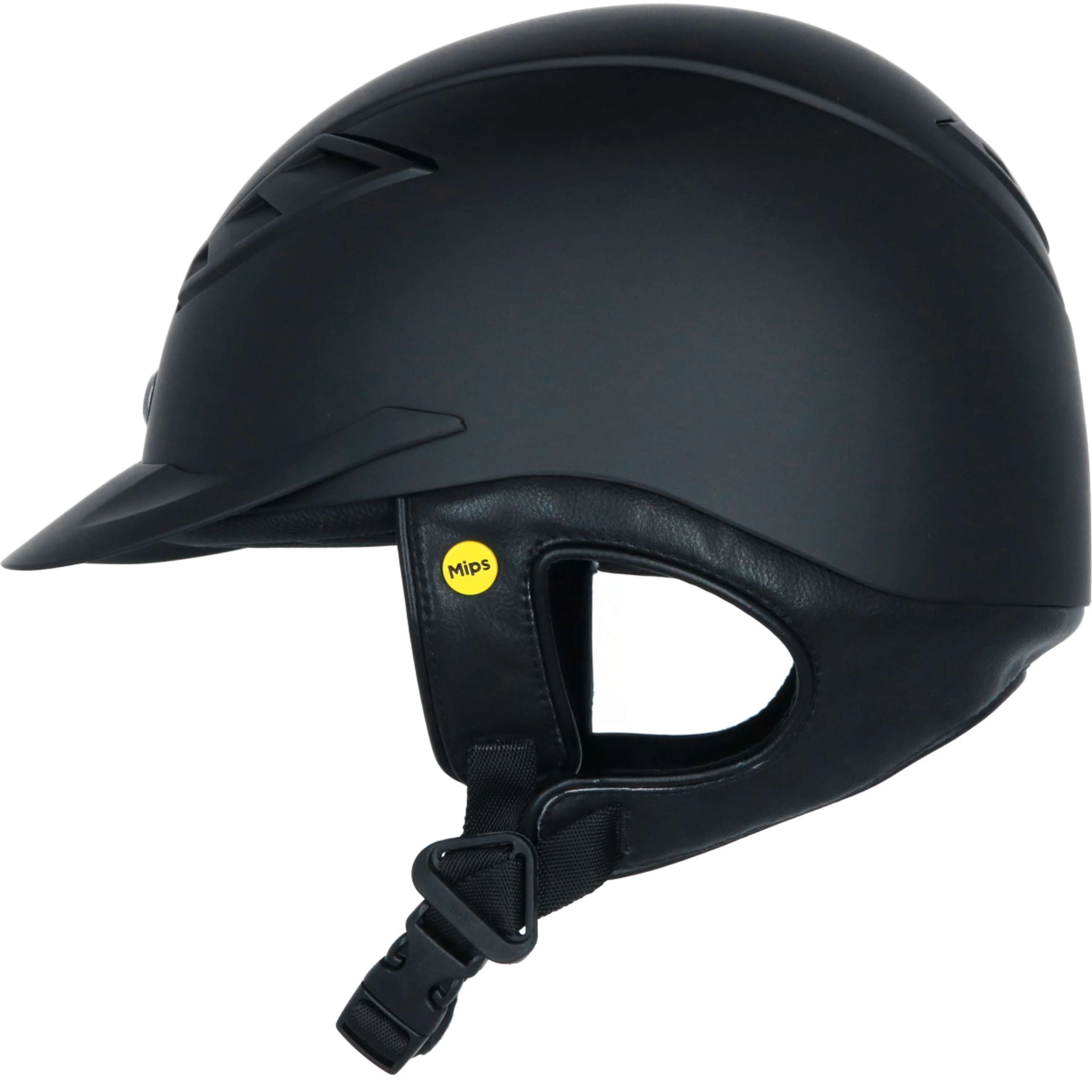 Back on Track Casco da equitazione EQ3 Lynx Smooth Top Mips Nero - Image 2