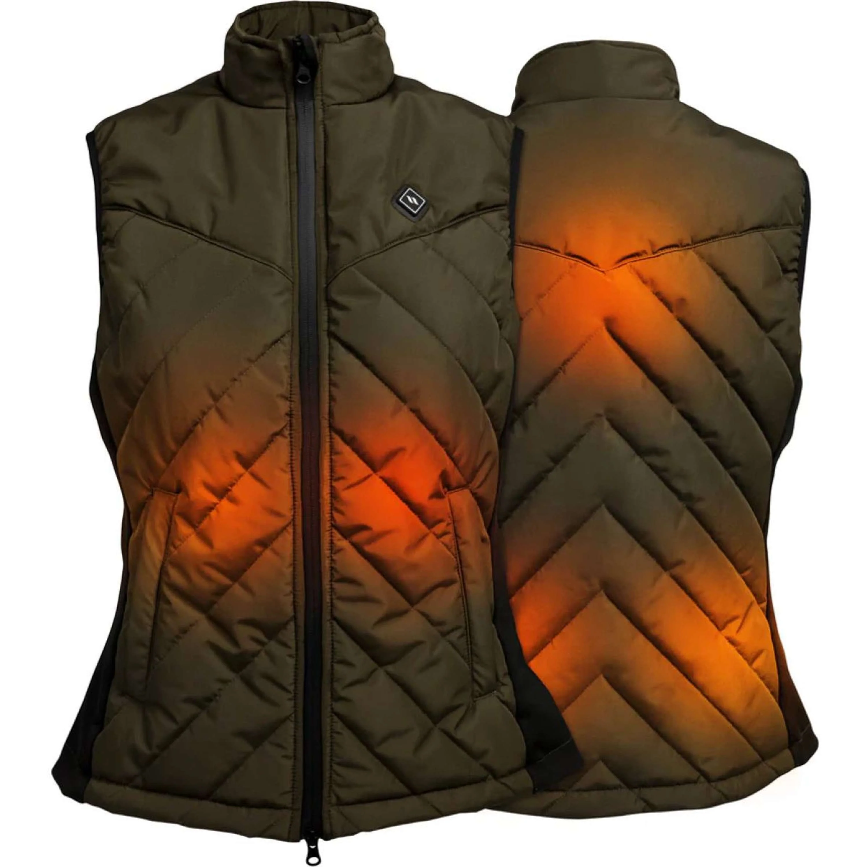 Back on Track Gilet Riscaldato Etna W's Olive - Image 4