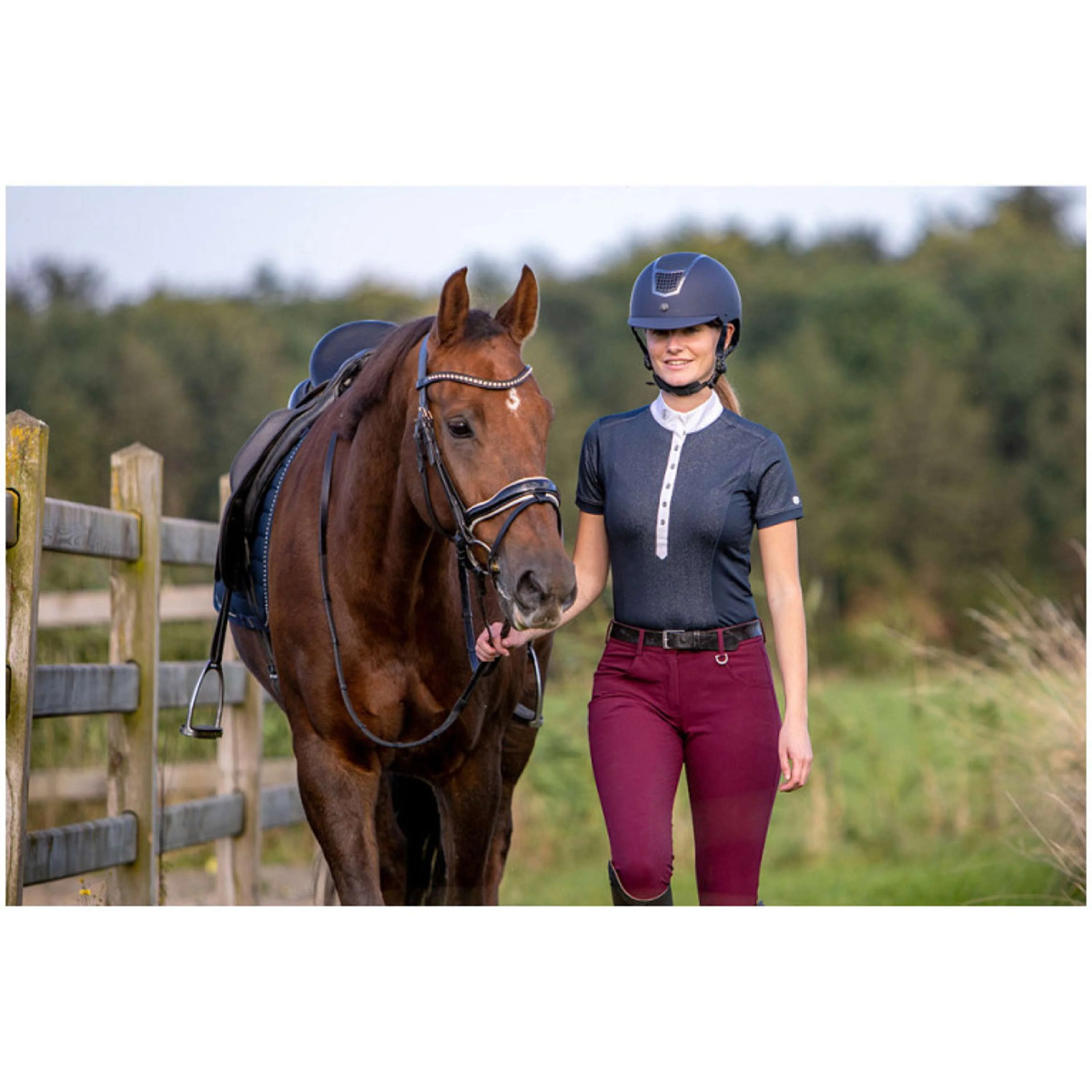 BR Casco da equitazione Lambda Painted Navy - Image 10
