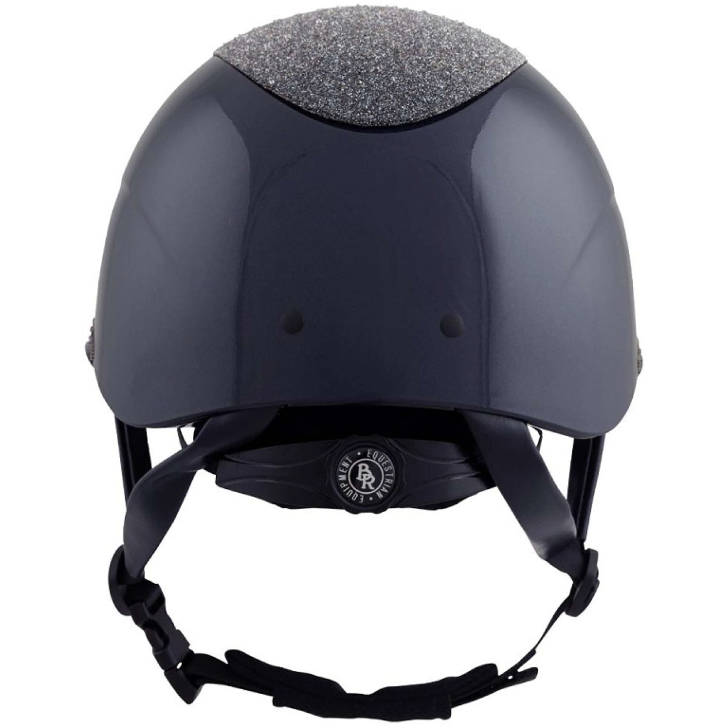 BR Casco da equitazione Theta Plus Dazzling Glamourous Glossy Navy/Gunmetal - Image 2