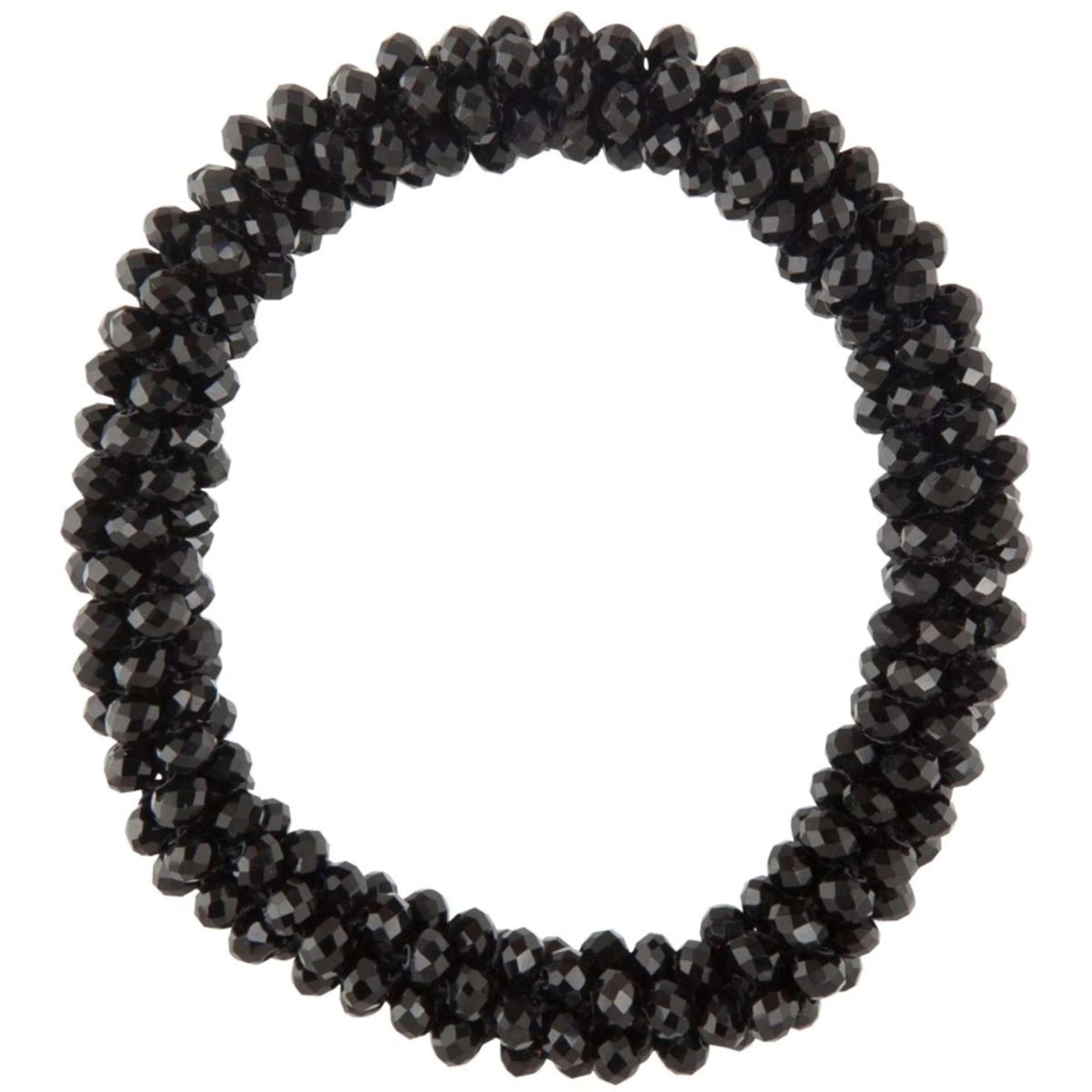 BR Elastico per Capelli Kiki Crystal Nero