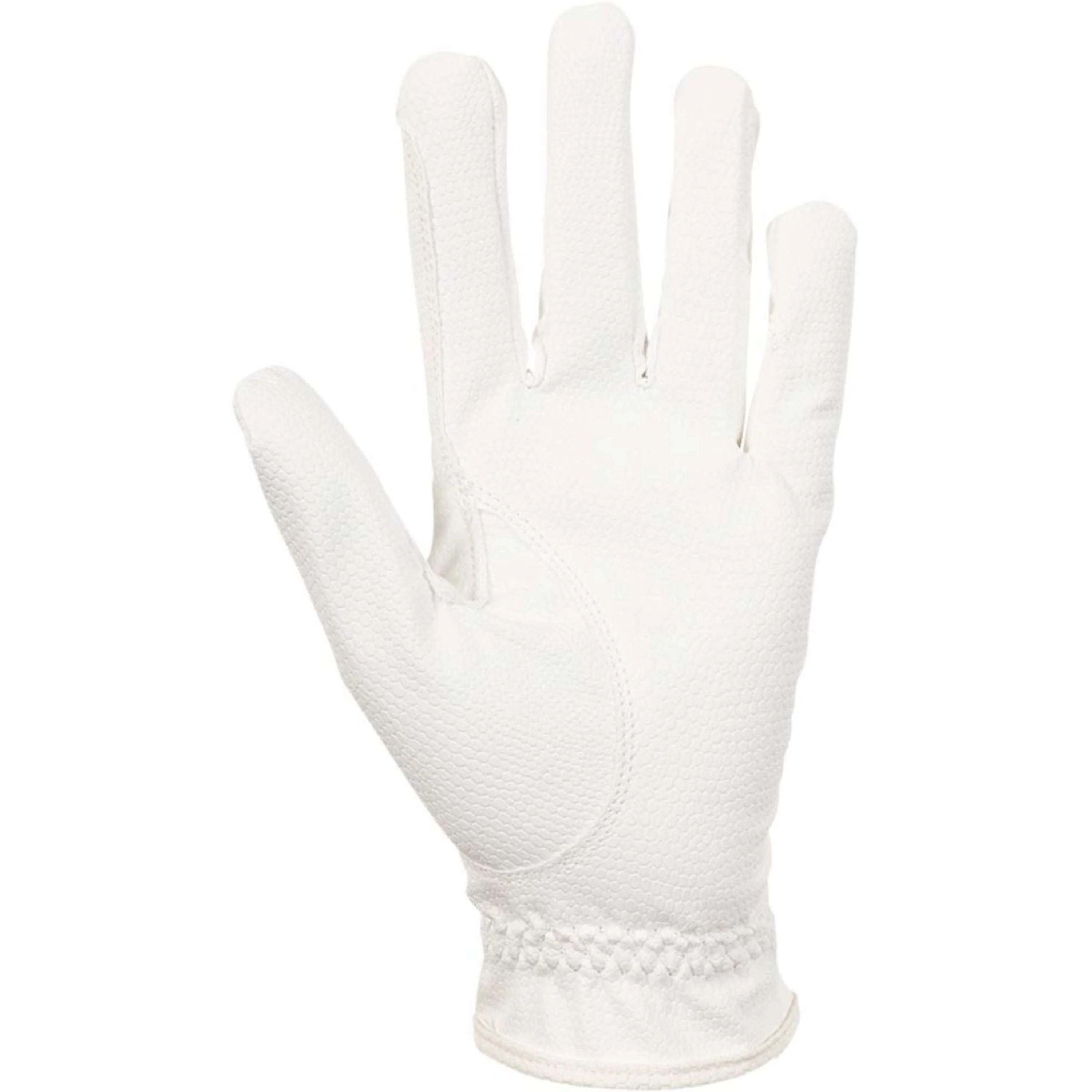 BR Guanti da Equitazione Grip Pro Bianco - Image 2