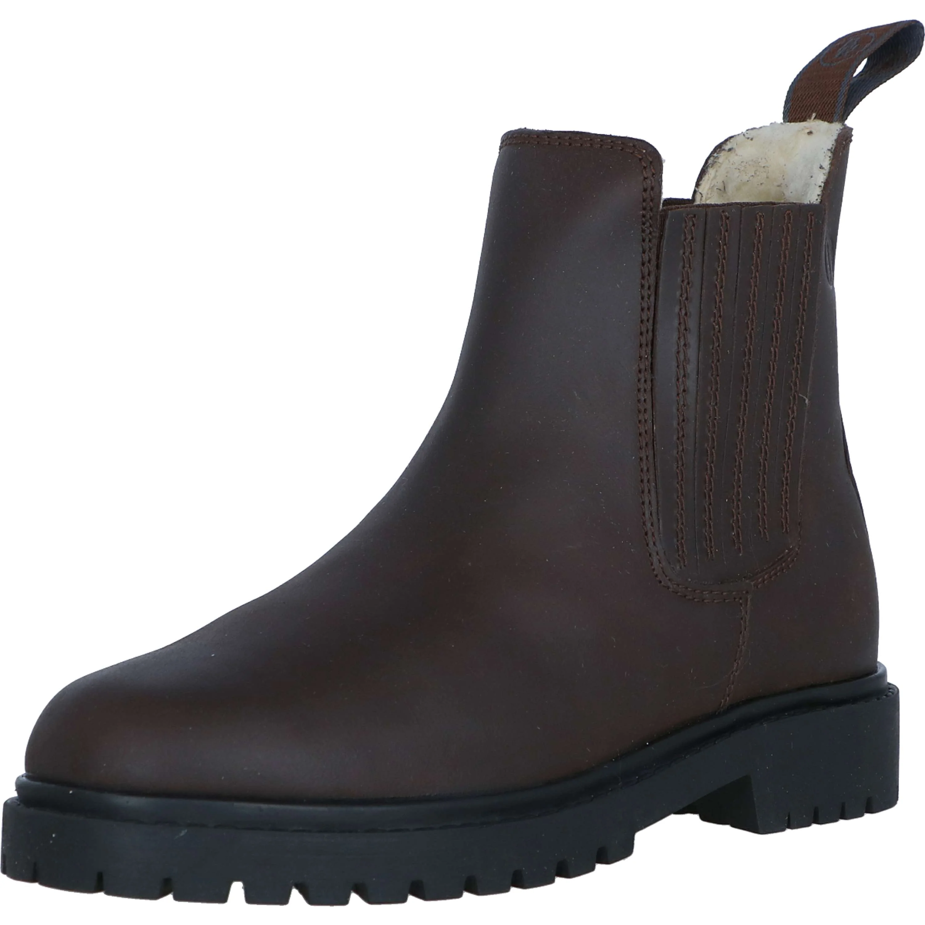 BR Jodhpur invernali Alaska II Nubuck con suola in gomma Marrone