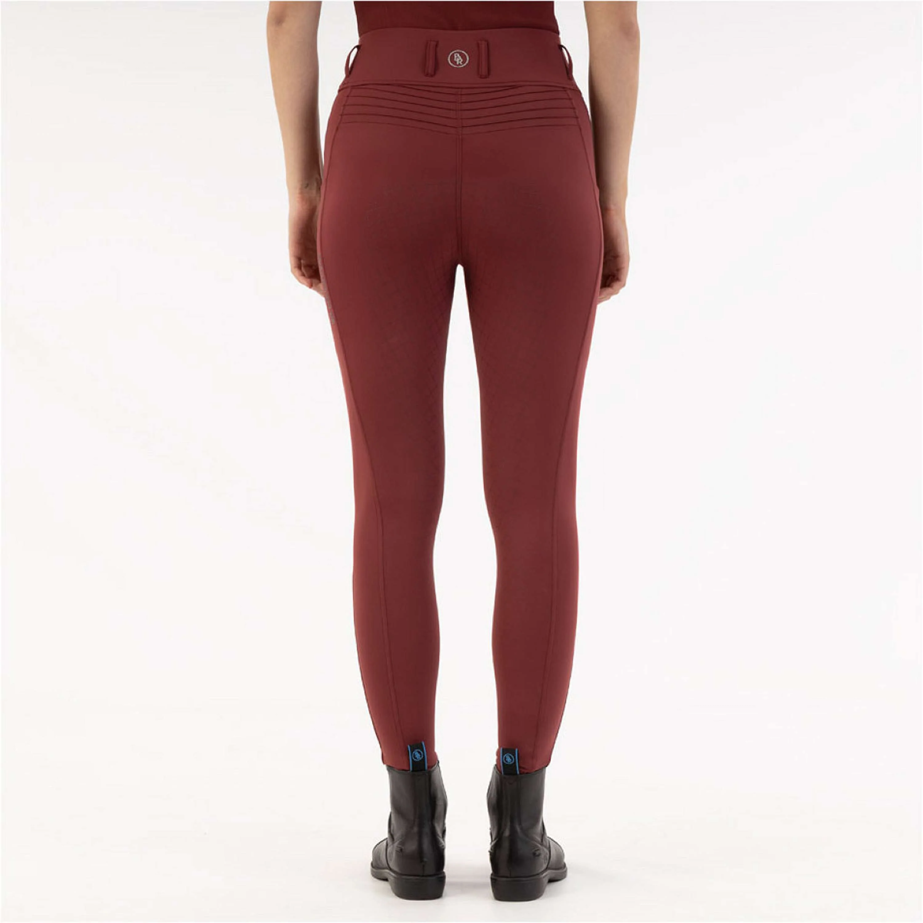BR Leggings da Equitazione Krista Full Grip New Maroon - Image 2
