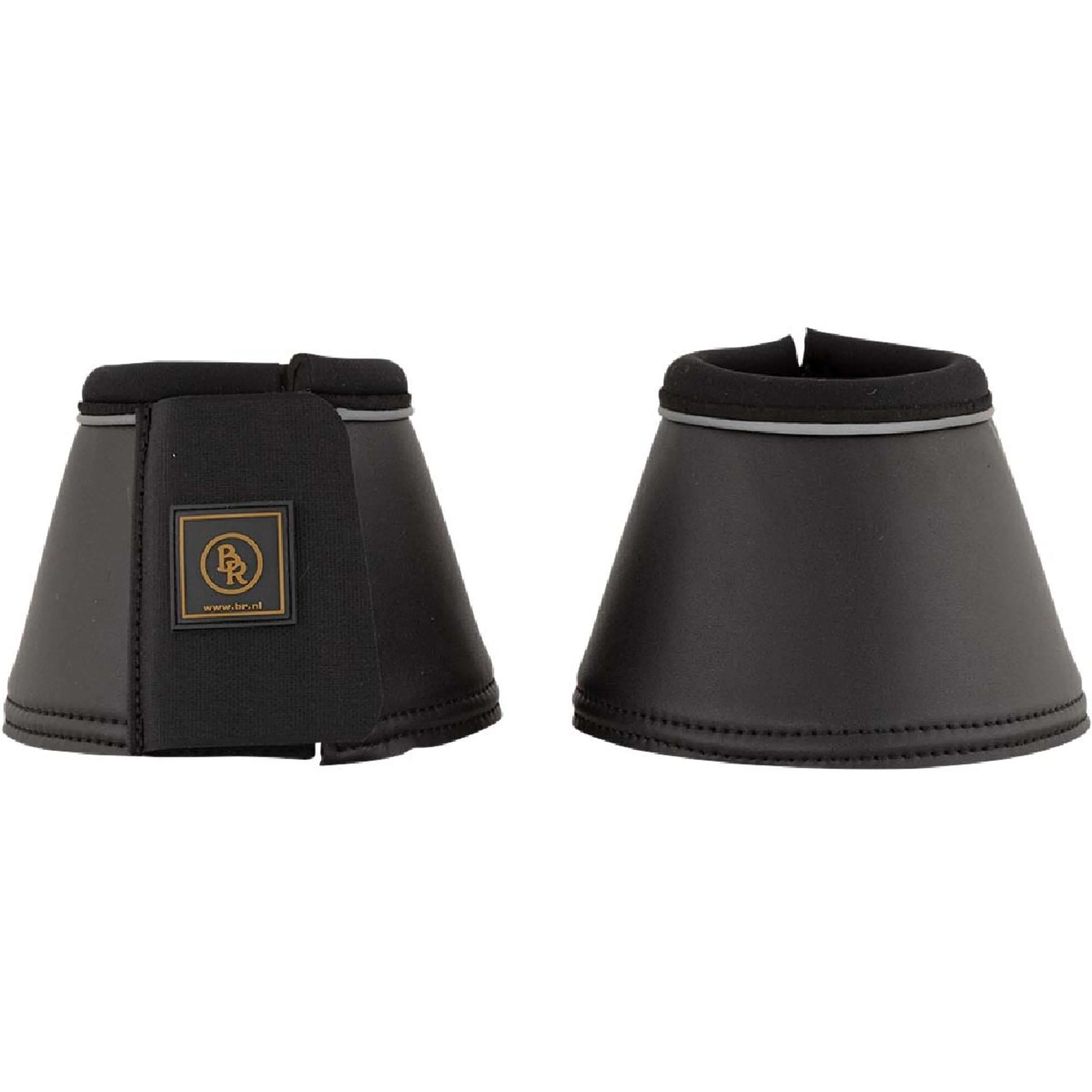 BR Stivaletti a Campana Reflecting Nero Argento