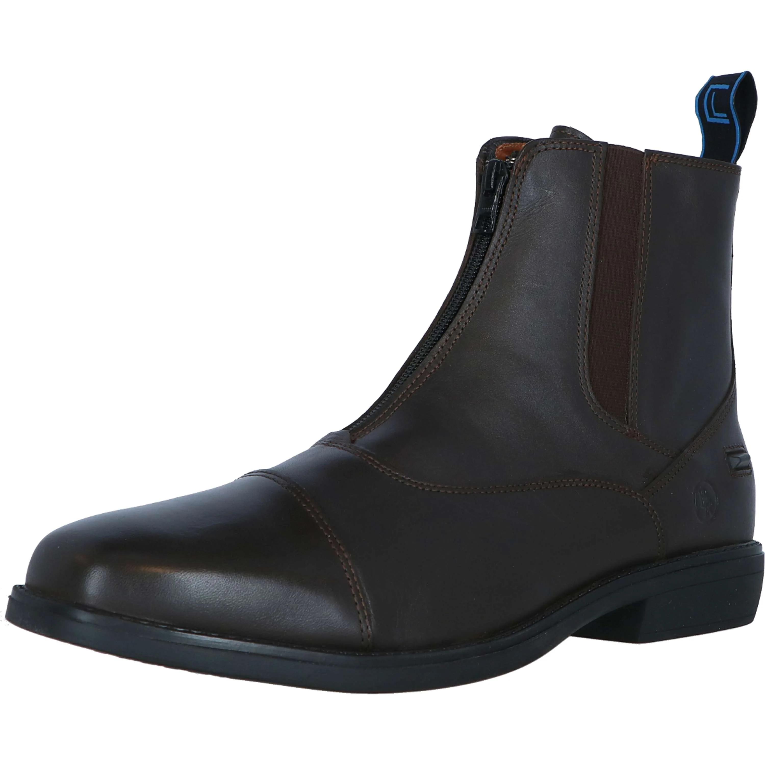BR Stivaletti CL Noblesse Zip Signori Caffè Marrone