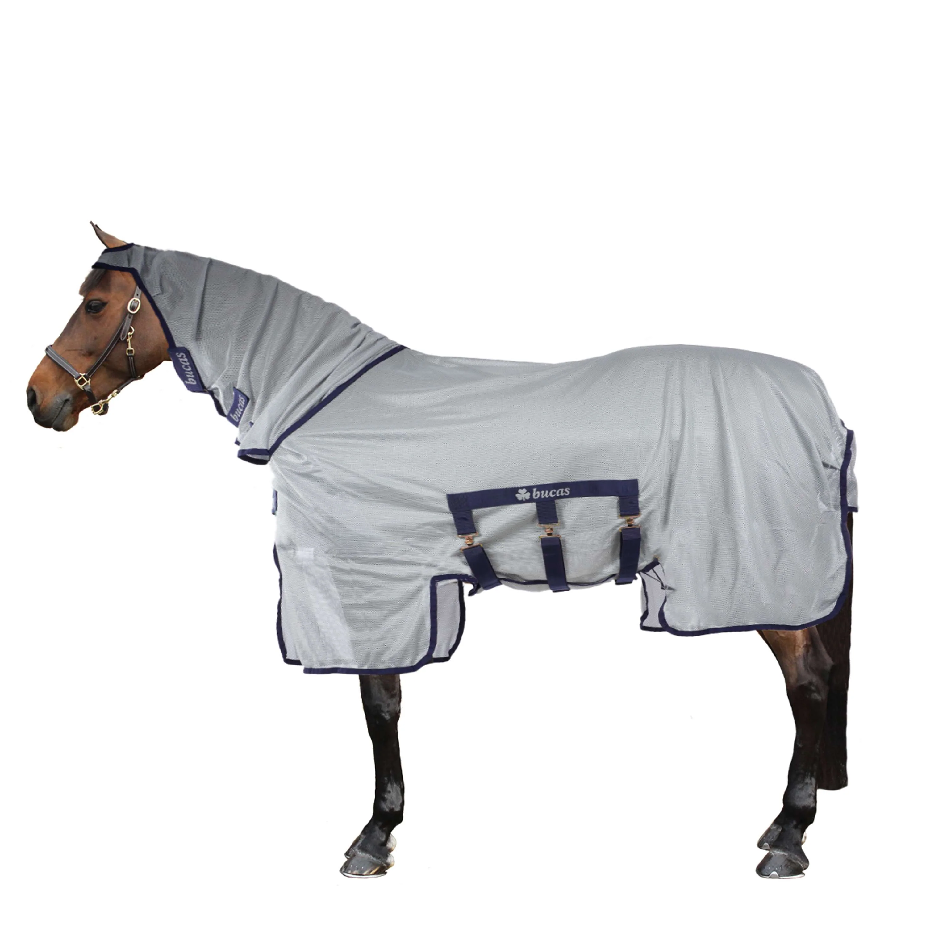 Bucas Buzz-Off Big Neck Full Neck Argento - Image 2