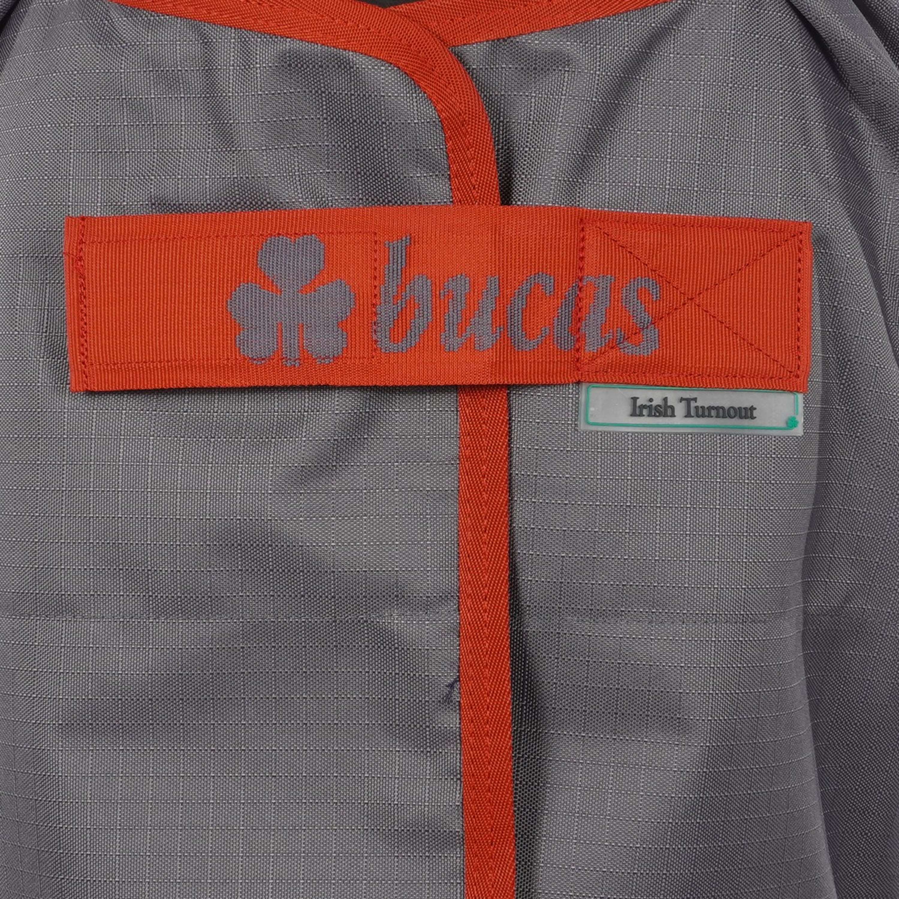 Bucas Irish Turnout 150g Grigio/Rosso - Image 2