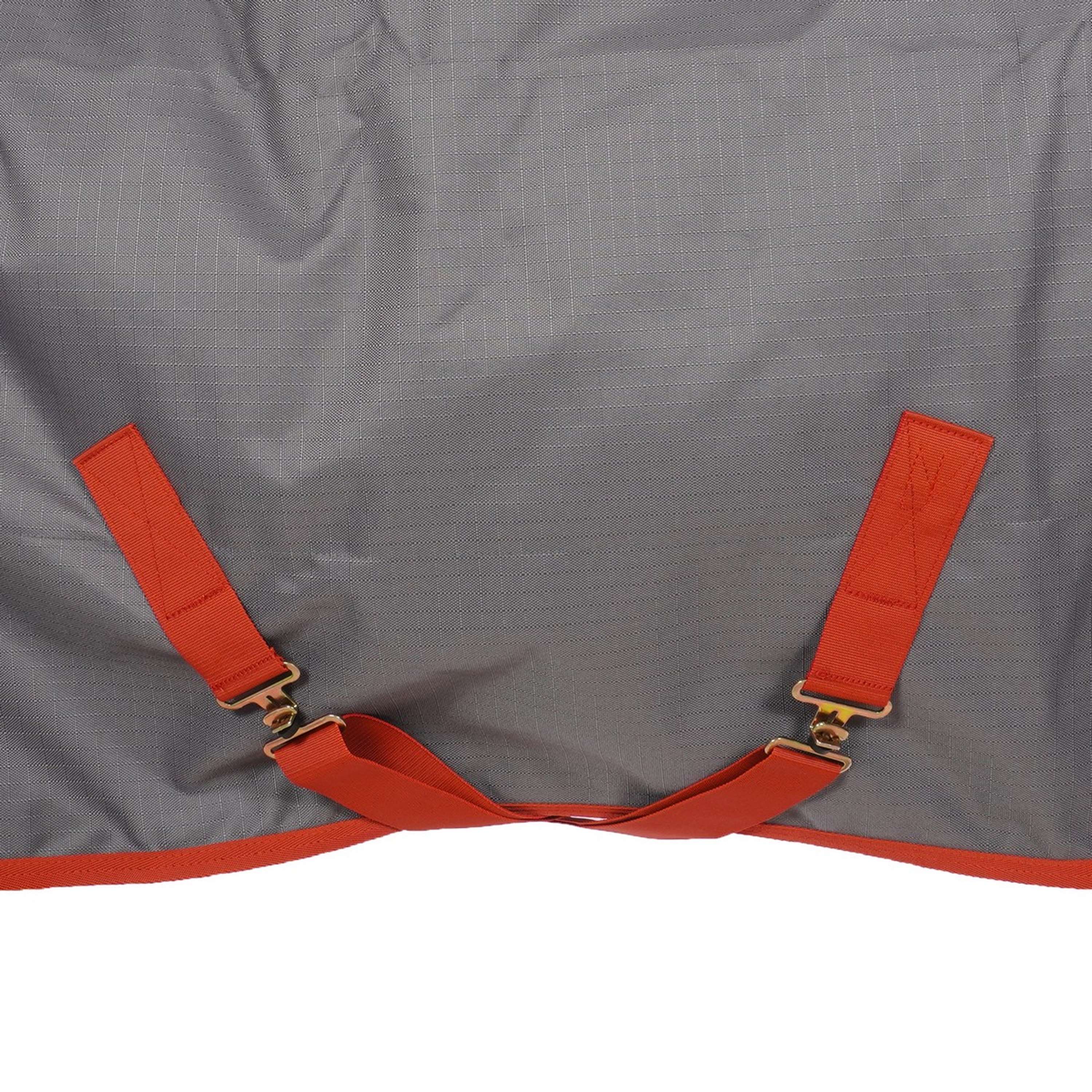 Bucas Irish Turnout 150g Grigio/Rosso - Image 6