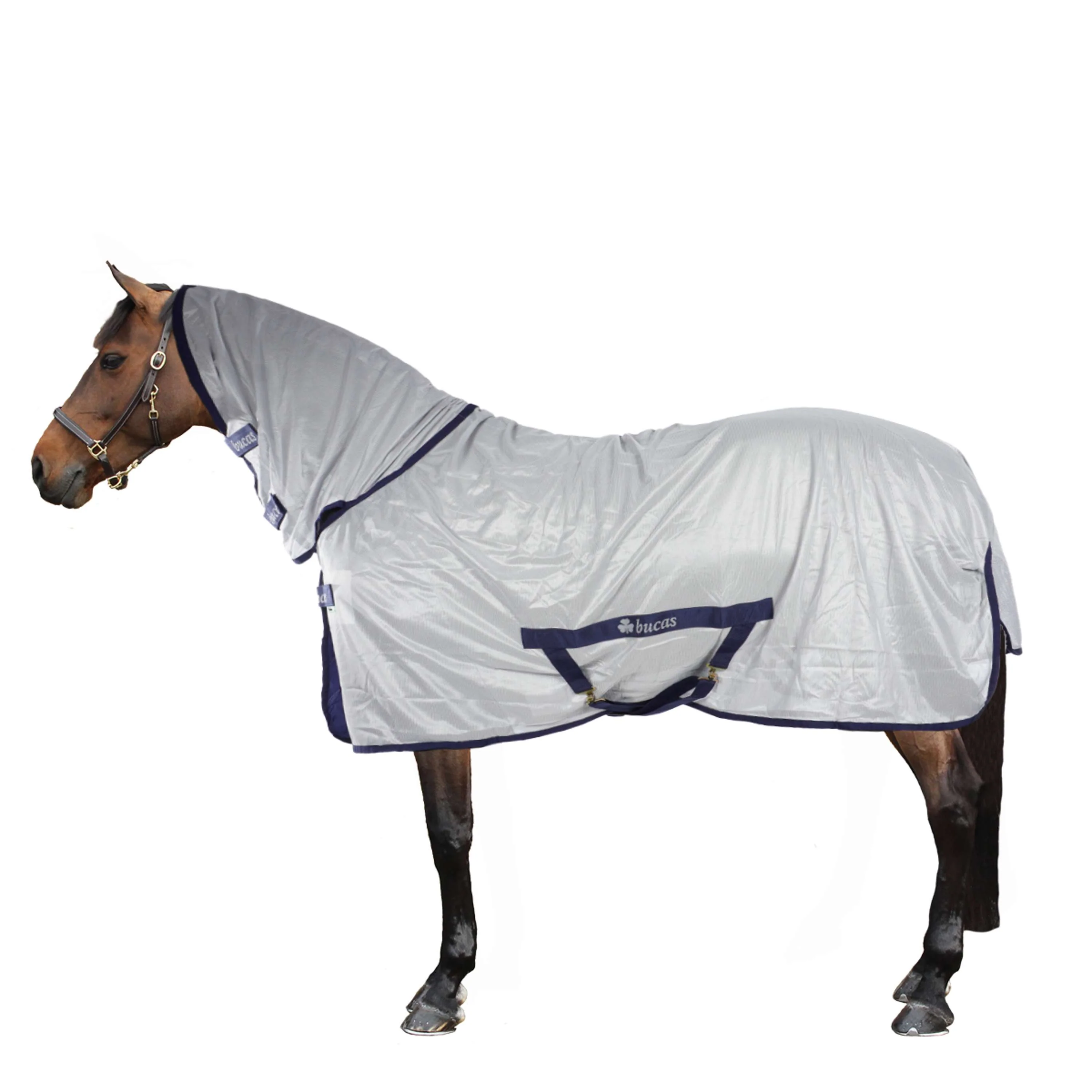Bucas Freedom Fly Sheet Full Neck Argento - Image 2