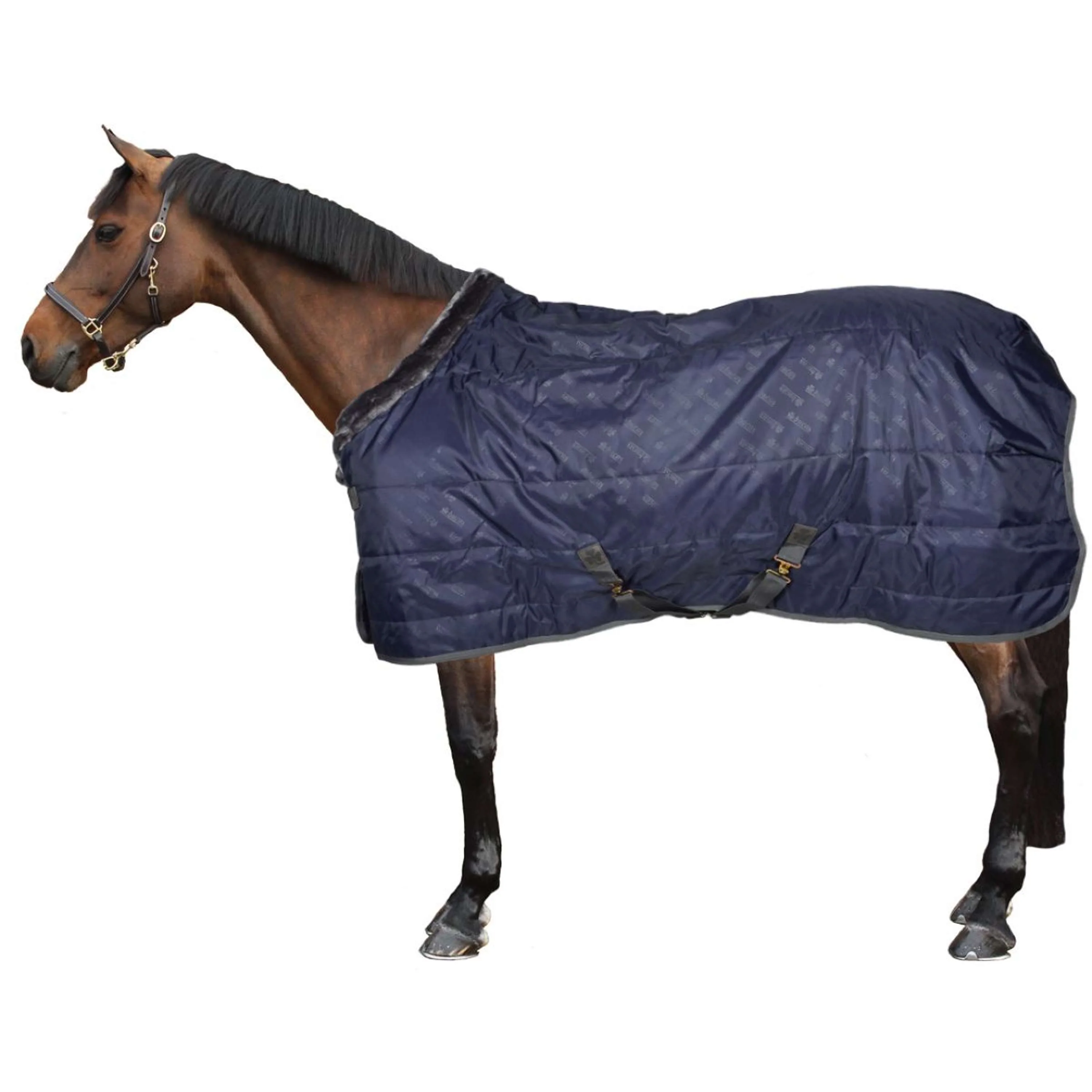 Bucas Stalldecke Show-Line Blu marino/grigio - Image 2