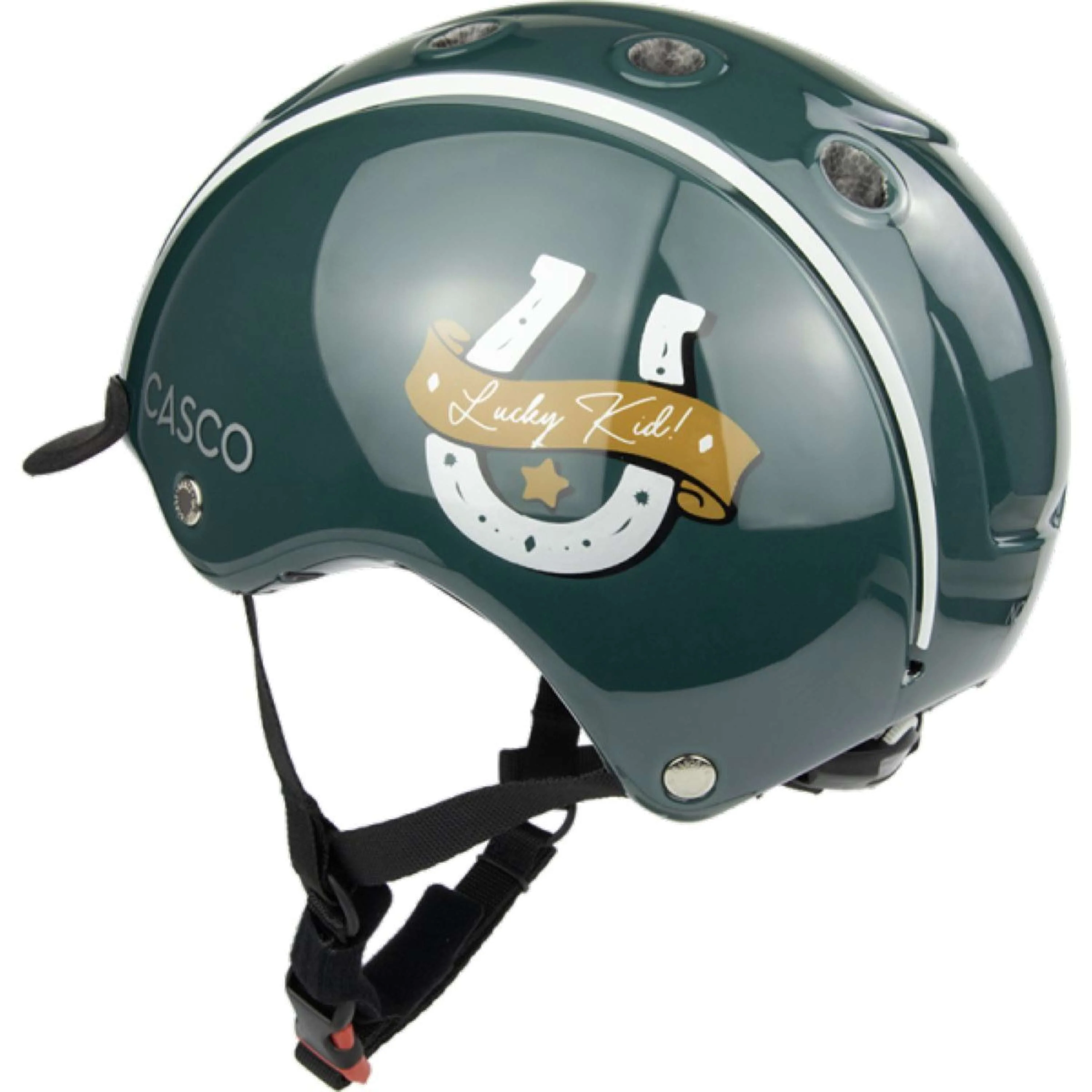 Casco Casco da Equitazione Nori Lucky Kid Smeraldo - Image 3