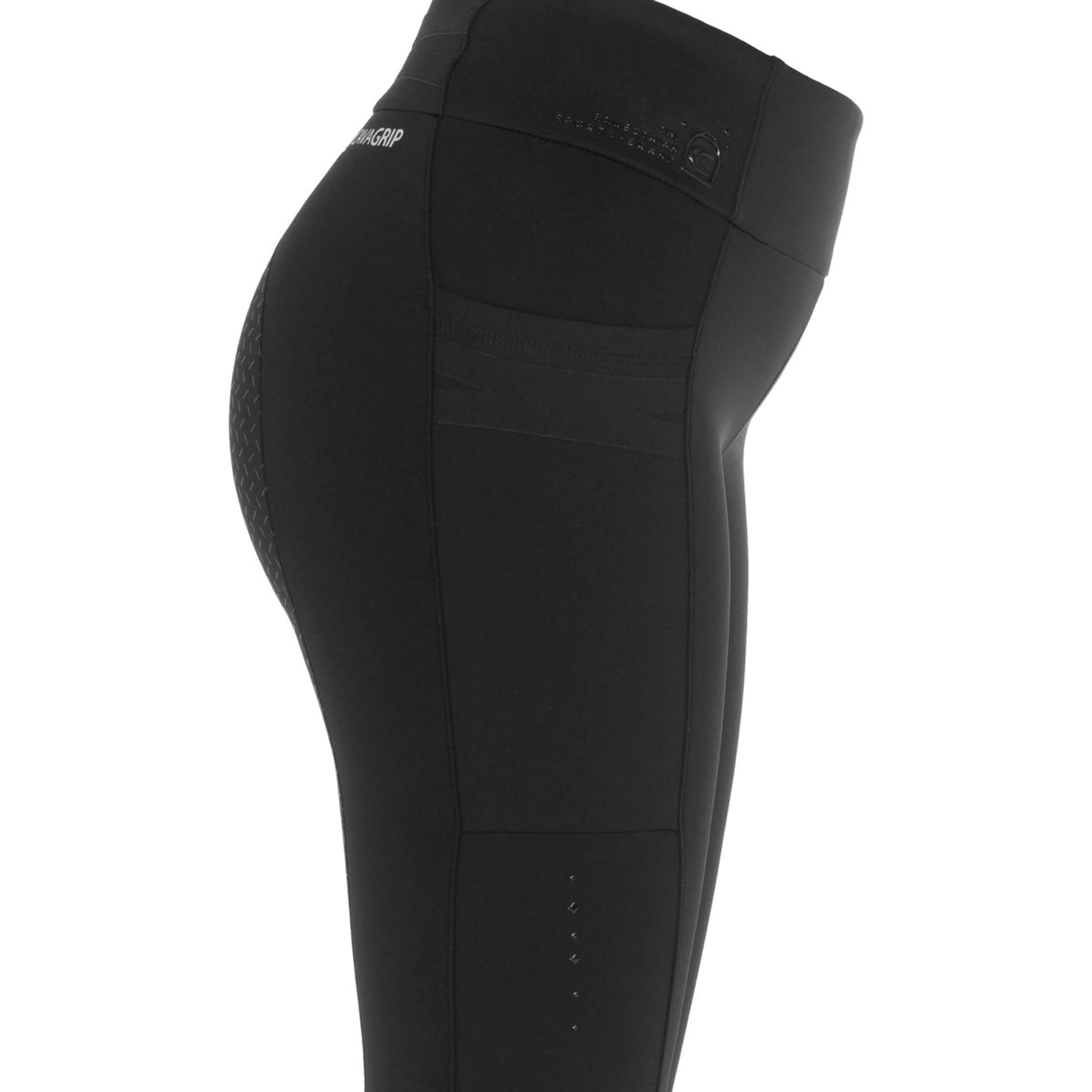 Cavallo Leggings da Equitazione CavalLove Grip RL Full Grip Nero - Image 5