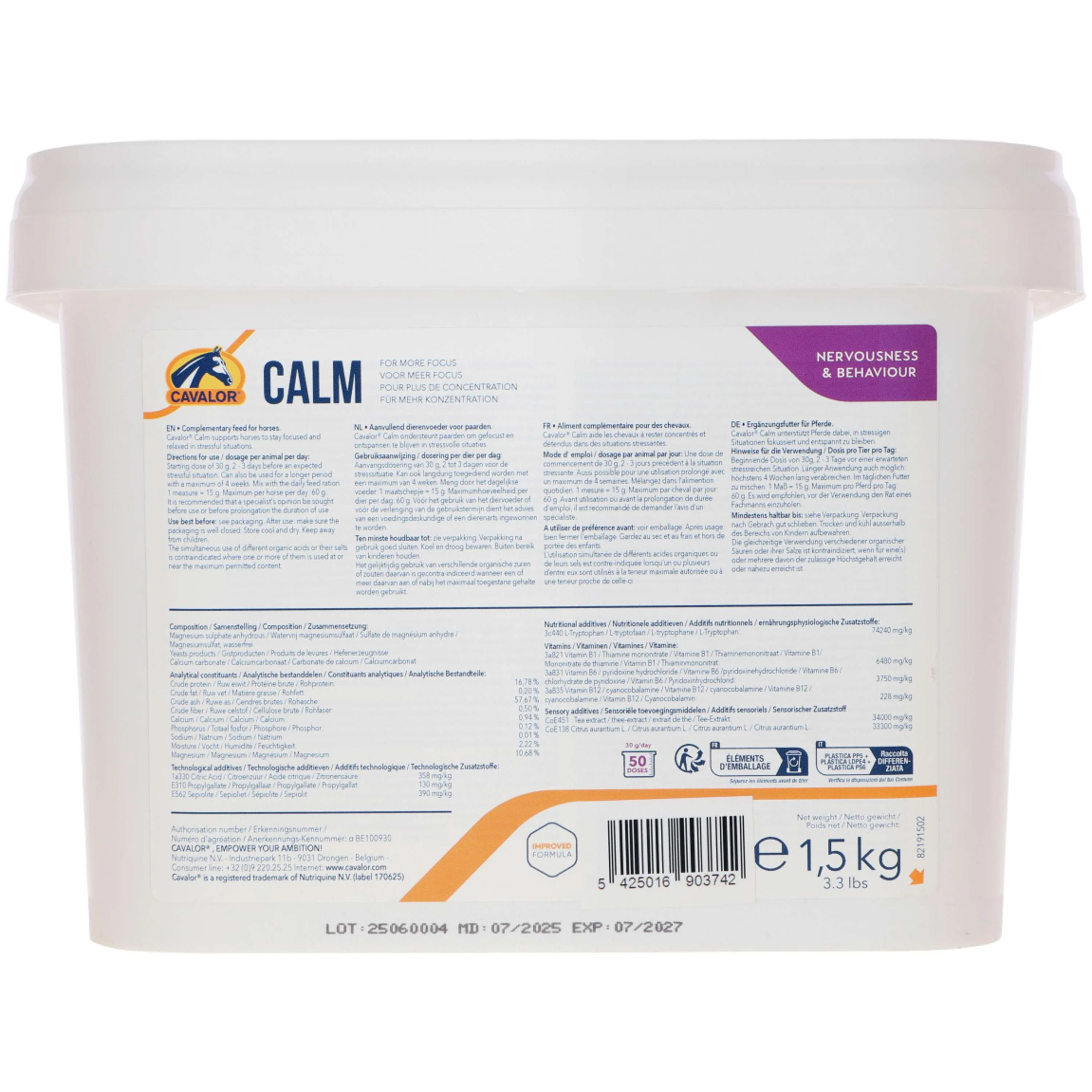 Cavalor Tranquillante Calm - Image 10